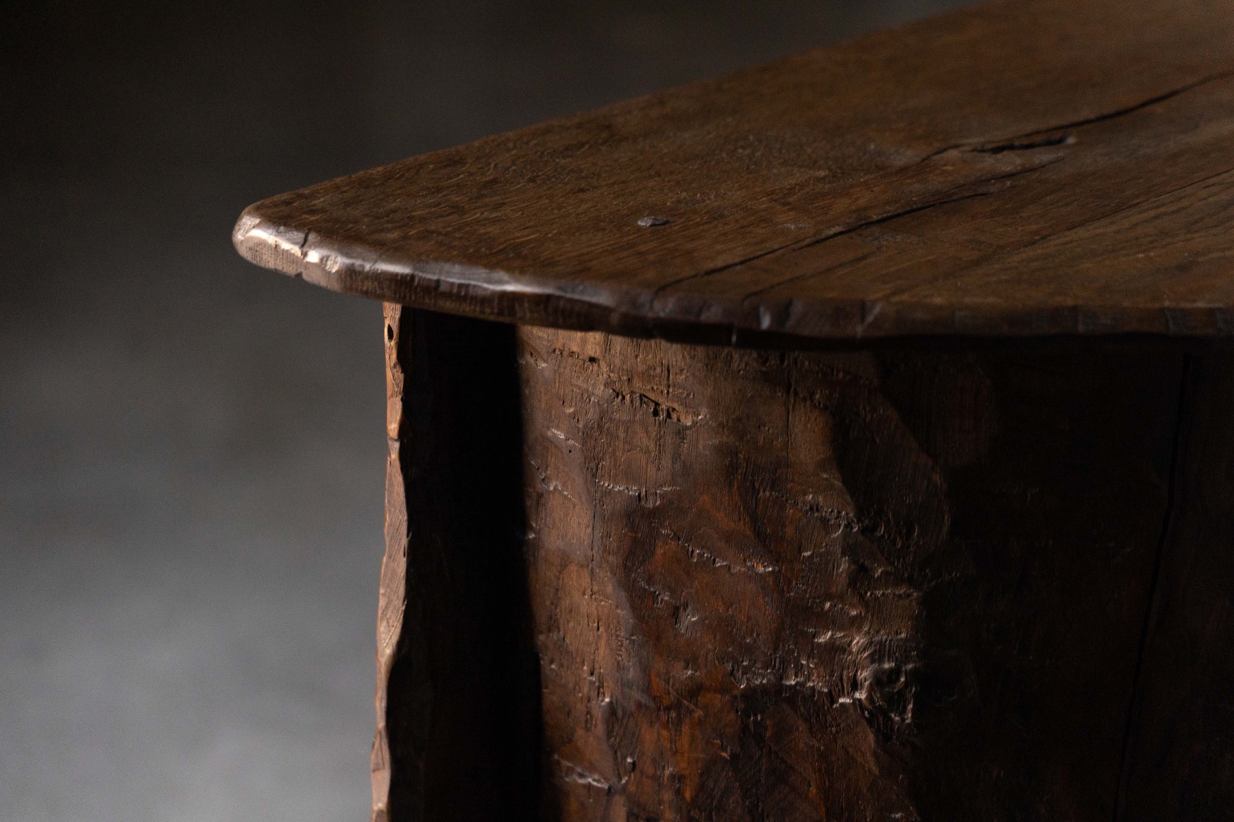 Hand-Carved Vernacular Cabinet - circa 1900