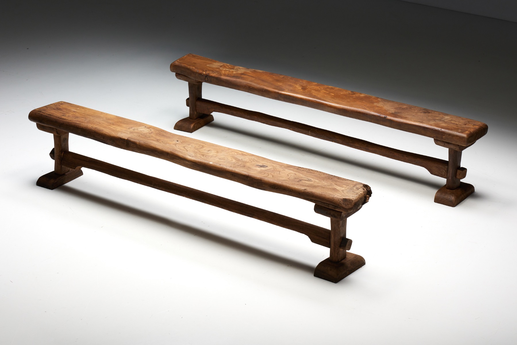 Primitive wooden Dining Set - 1940s