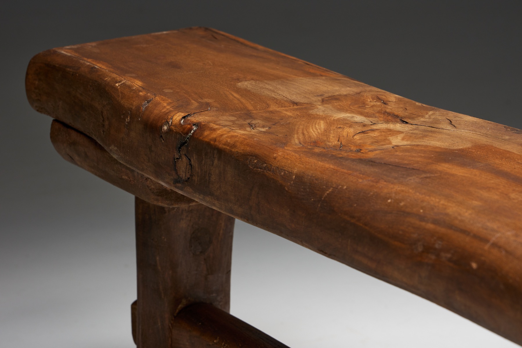 Primitive Wooden Bench - 1940s