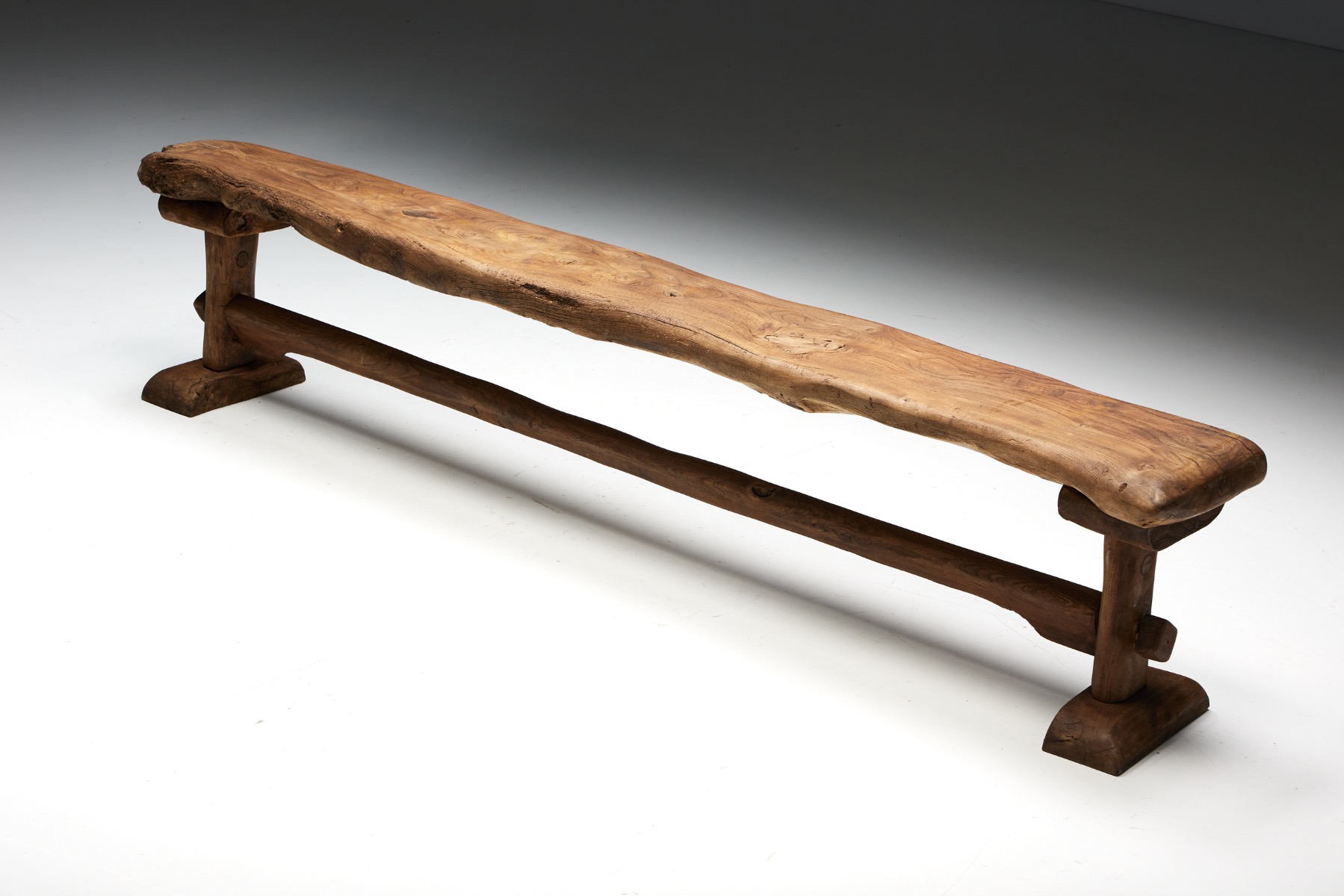Primitive Wooden Bench - 1940s