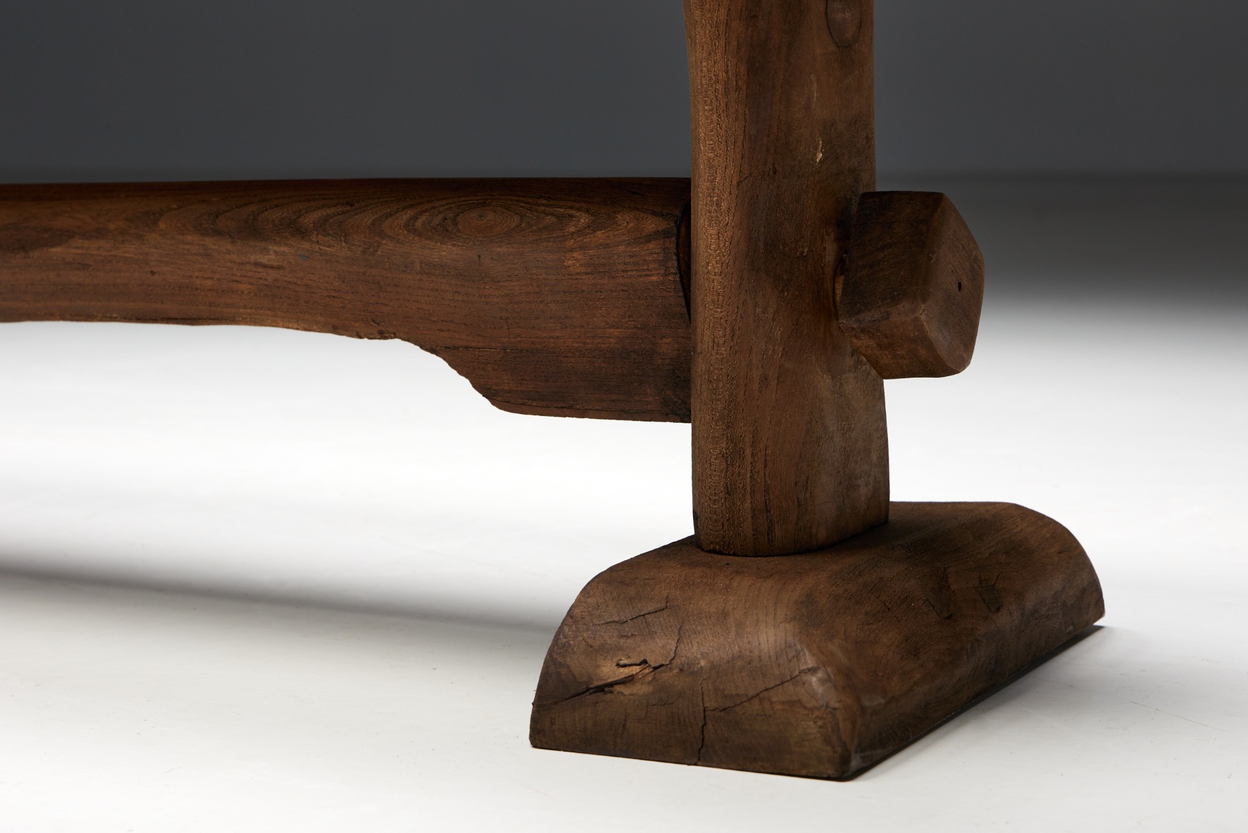 Primitive Wooden Bench - 1940s