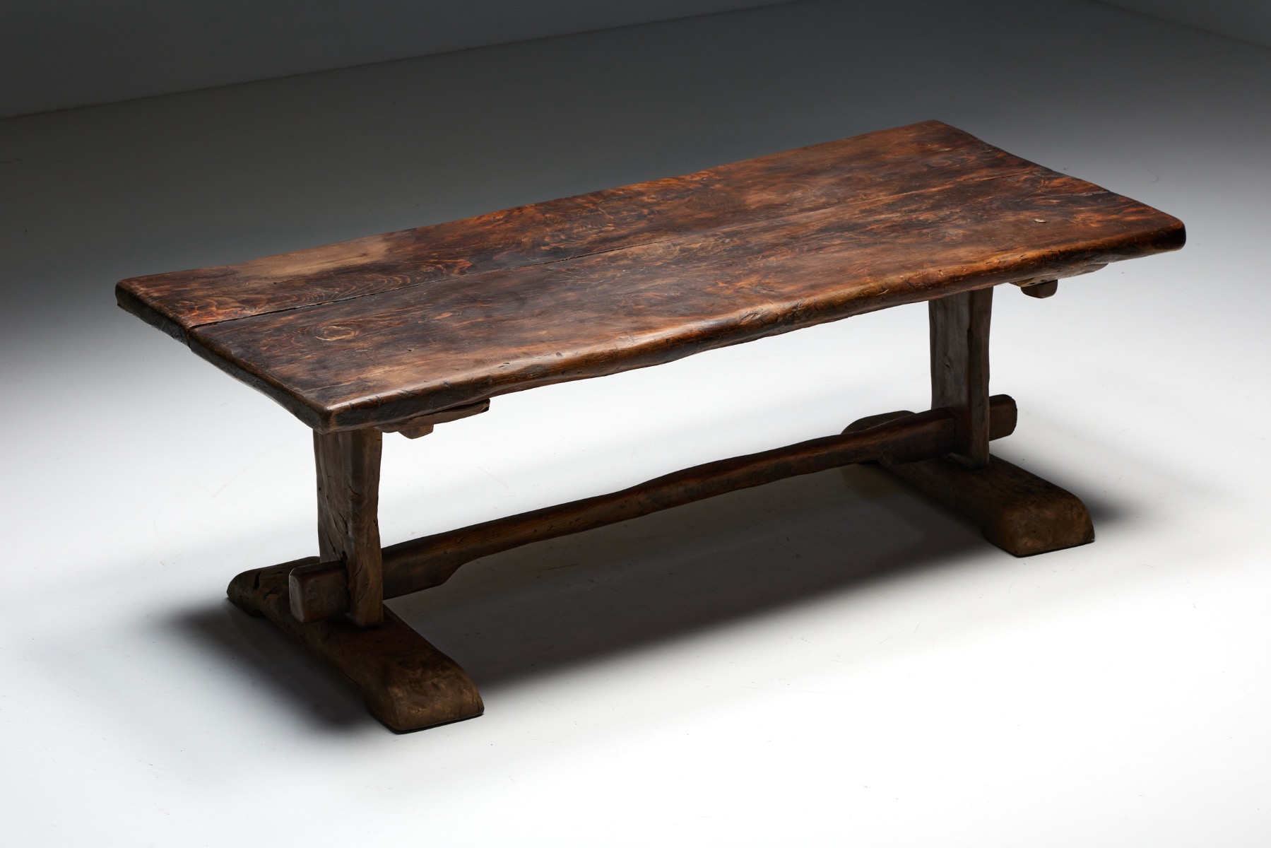 Primitive wooden Dining Set - 1940s