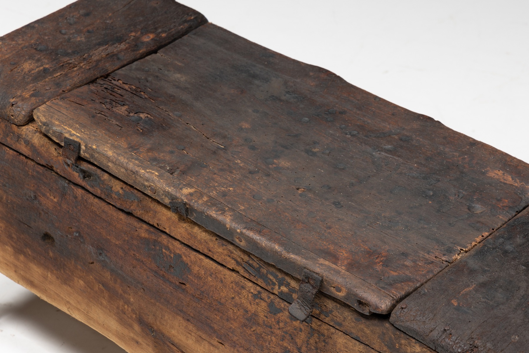 Primitive Wabi Sabi Chest Bench - 18th Century