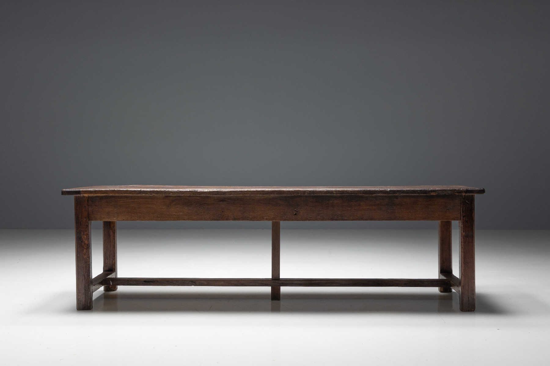 Primitive Wabi Sabi Dining Table - 19th Century