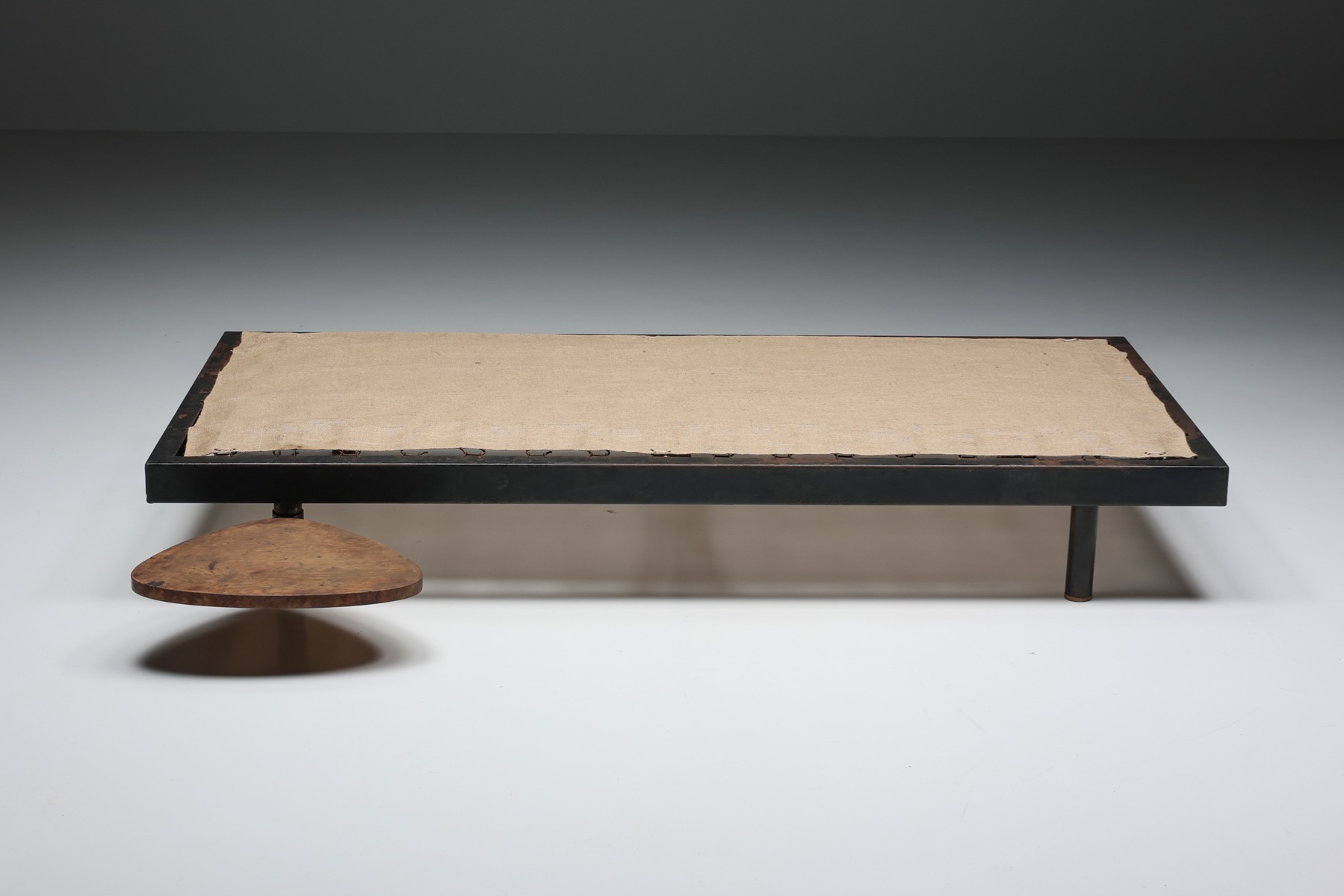 Daybed model S.C.A.L. designed by Jean Prouvé for Cité Cansado -1950's