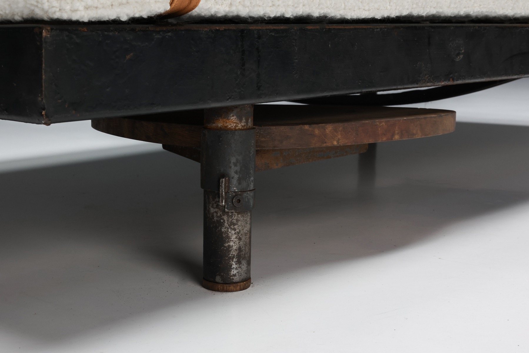 Daybed model S.C.A.L. designed by Jean Prouvé for Cité Cansado -1950's