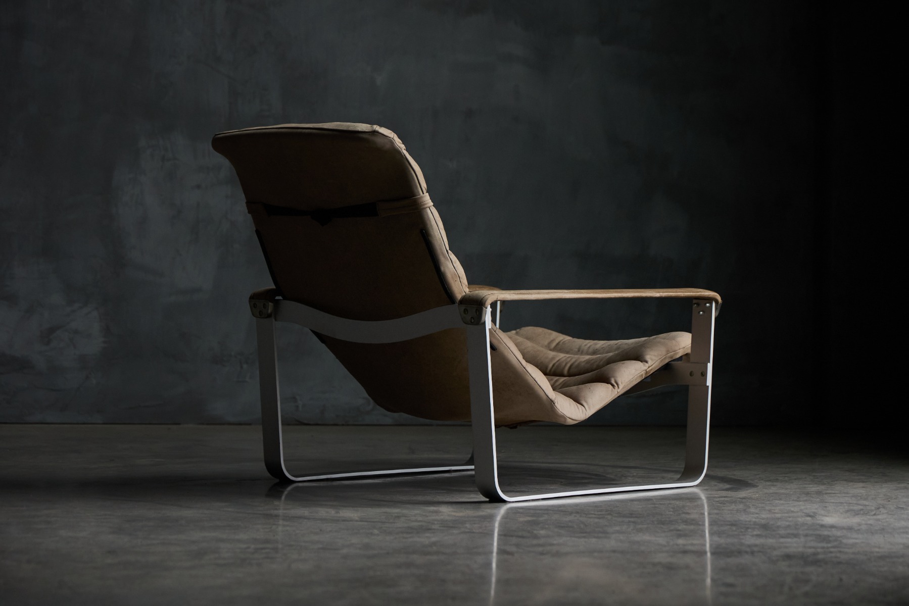 Pulkka Lounge Chair with Ottoman by Ilmari Lappalainen for Asko - 1960s