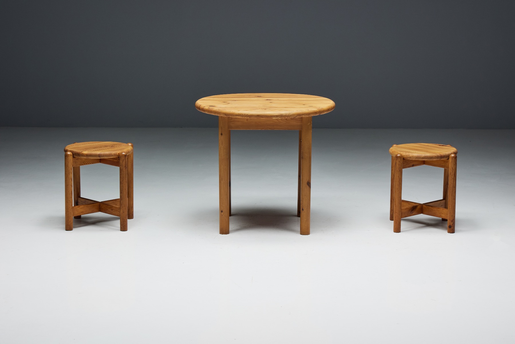 Pine Dining Set by Rainer Daumiller - 1970s