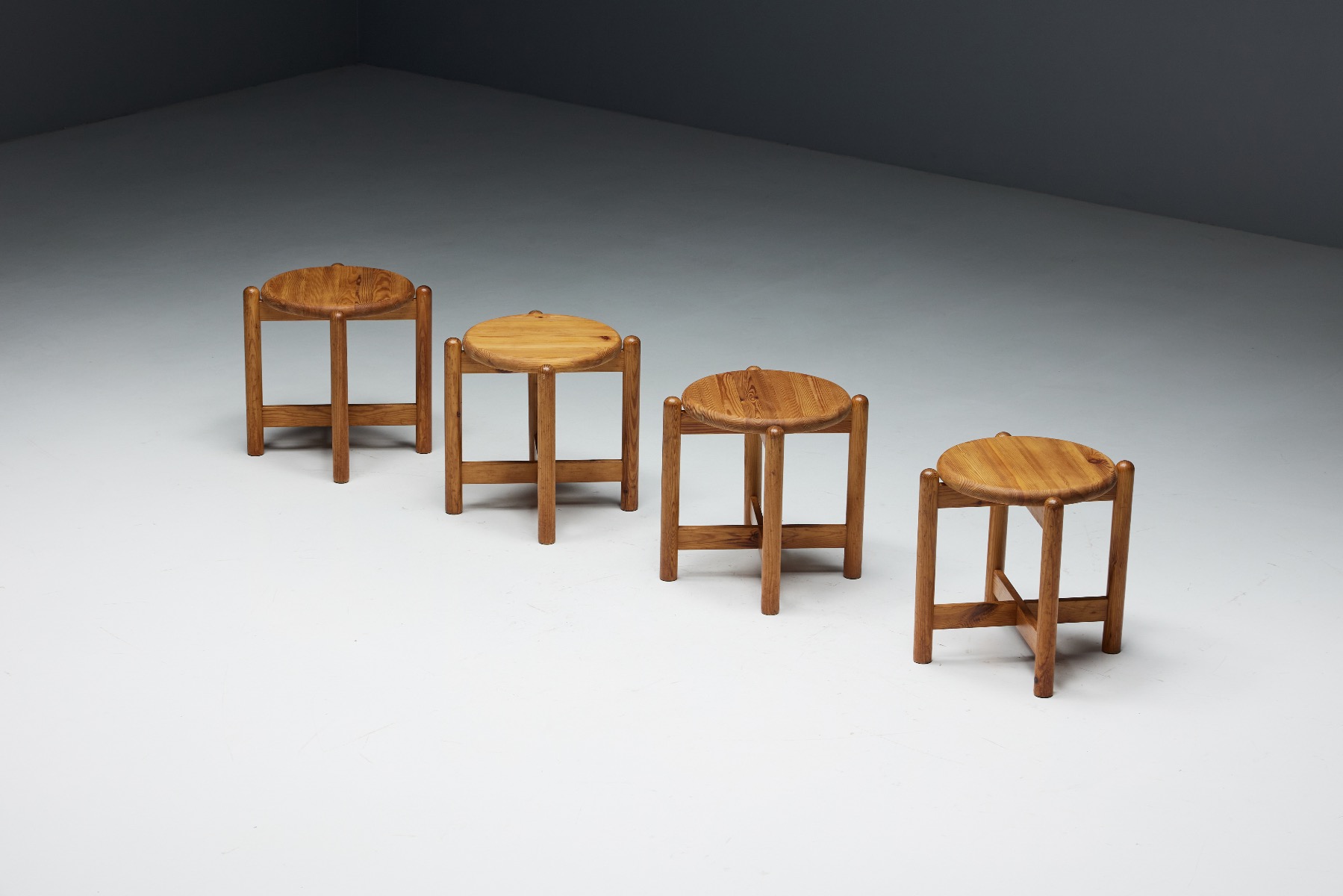 Pine Dining Set by Rainer Daumiller - 1970s