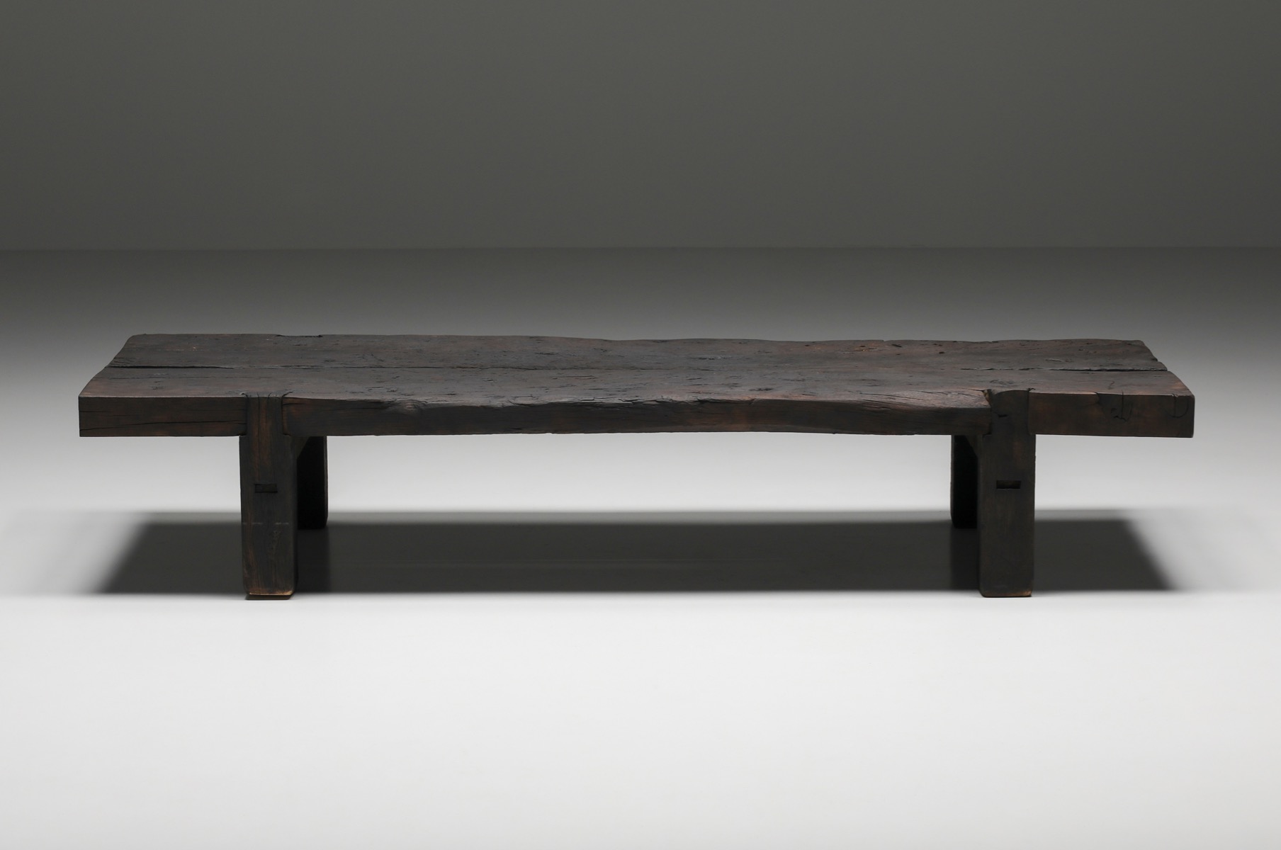 Rustic Rectangle Coffee Table - 1940's