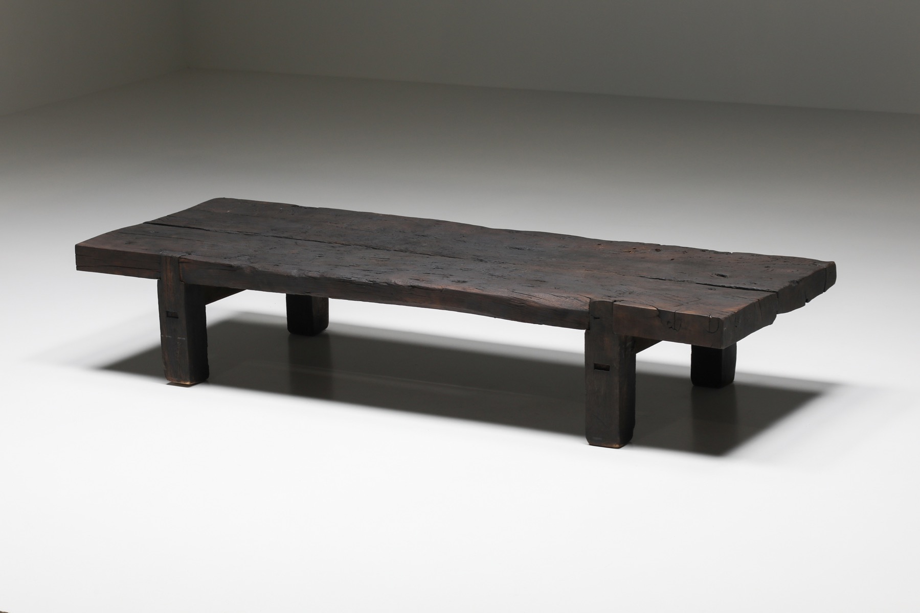Rustic Rectangle Coffee Table - 1940's