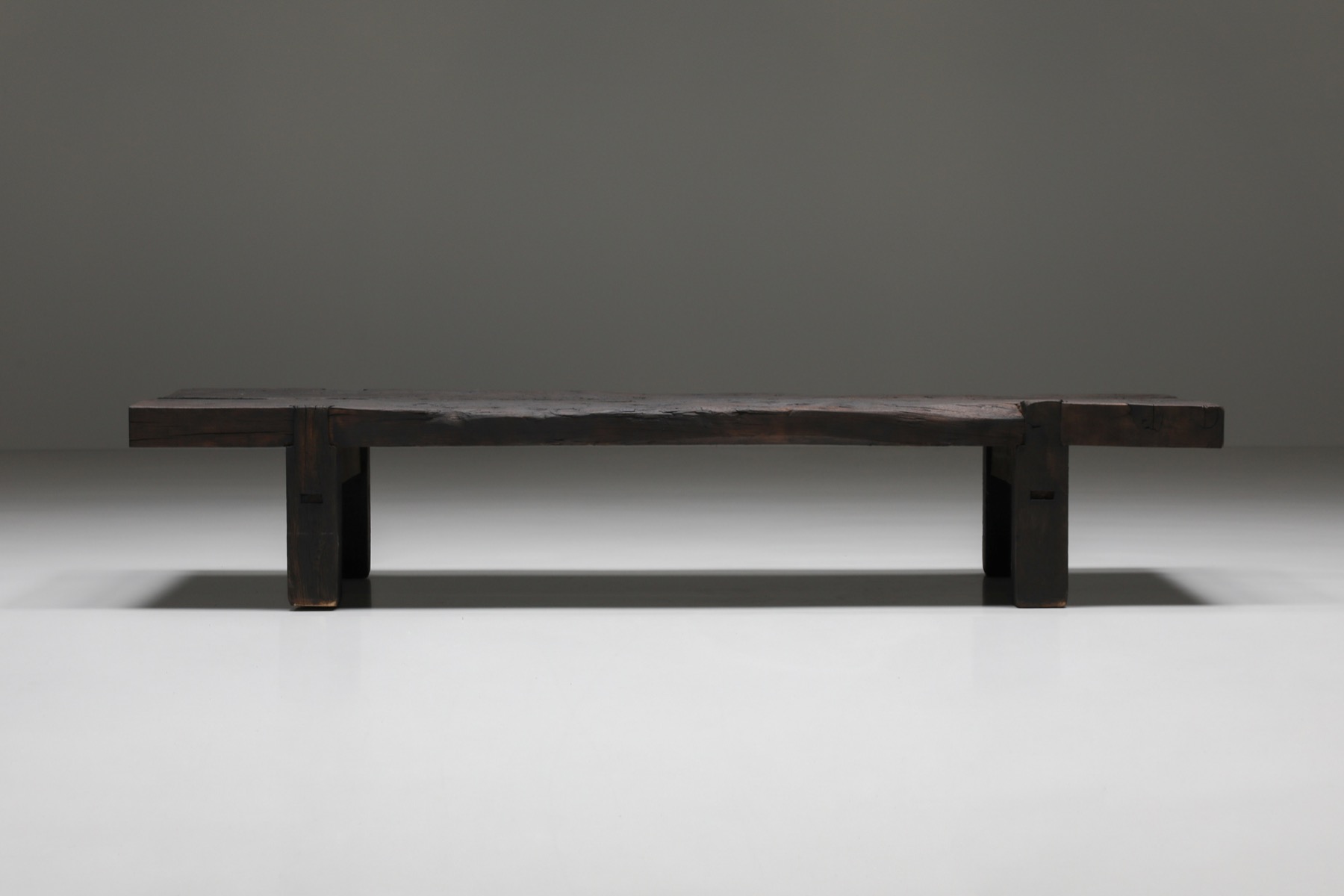 Rustic Rectangle Coffee Table - 1940's