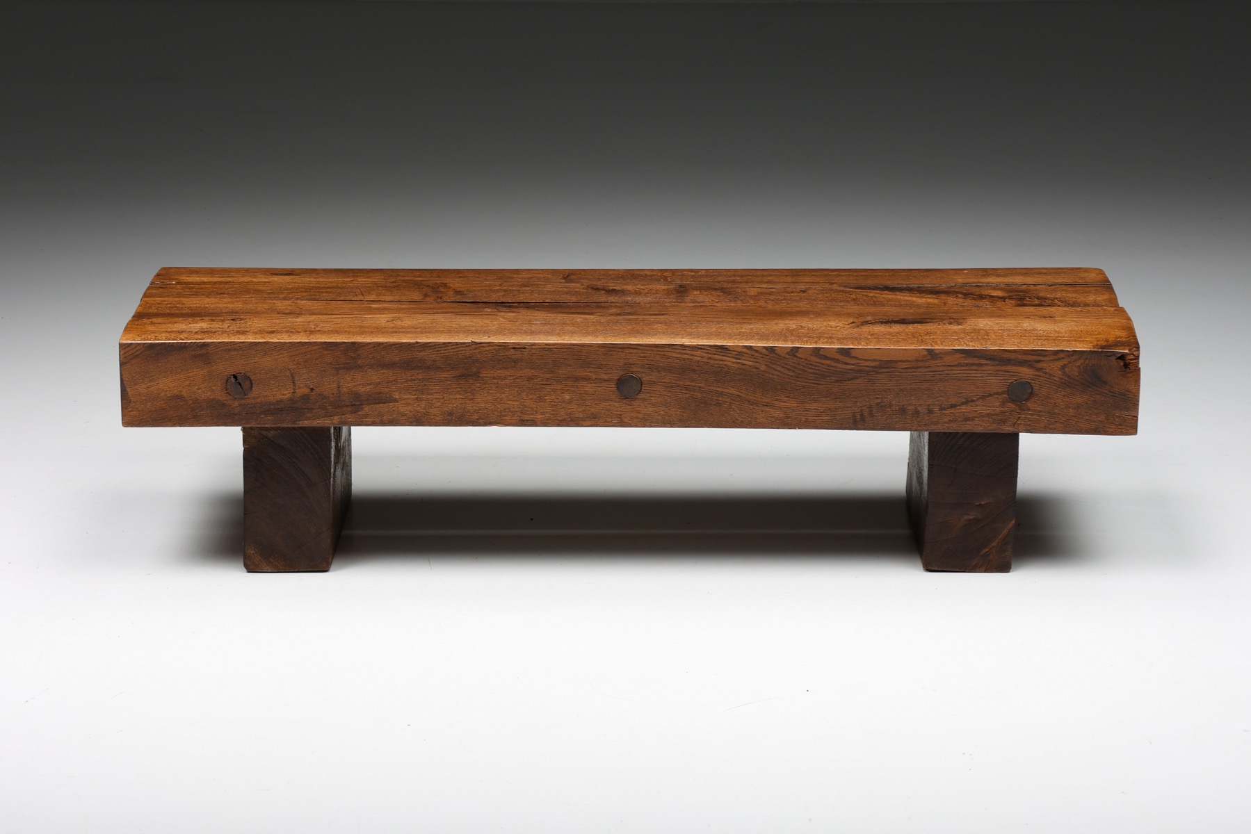 Two-legged Wabi-Sabi Coffee Table - 1940's 