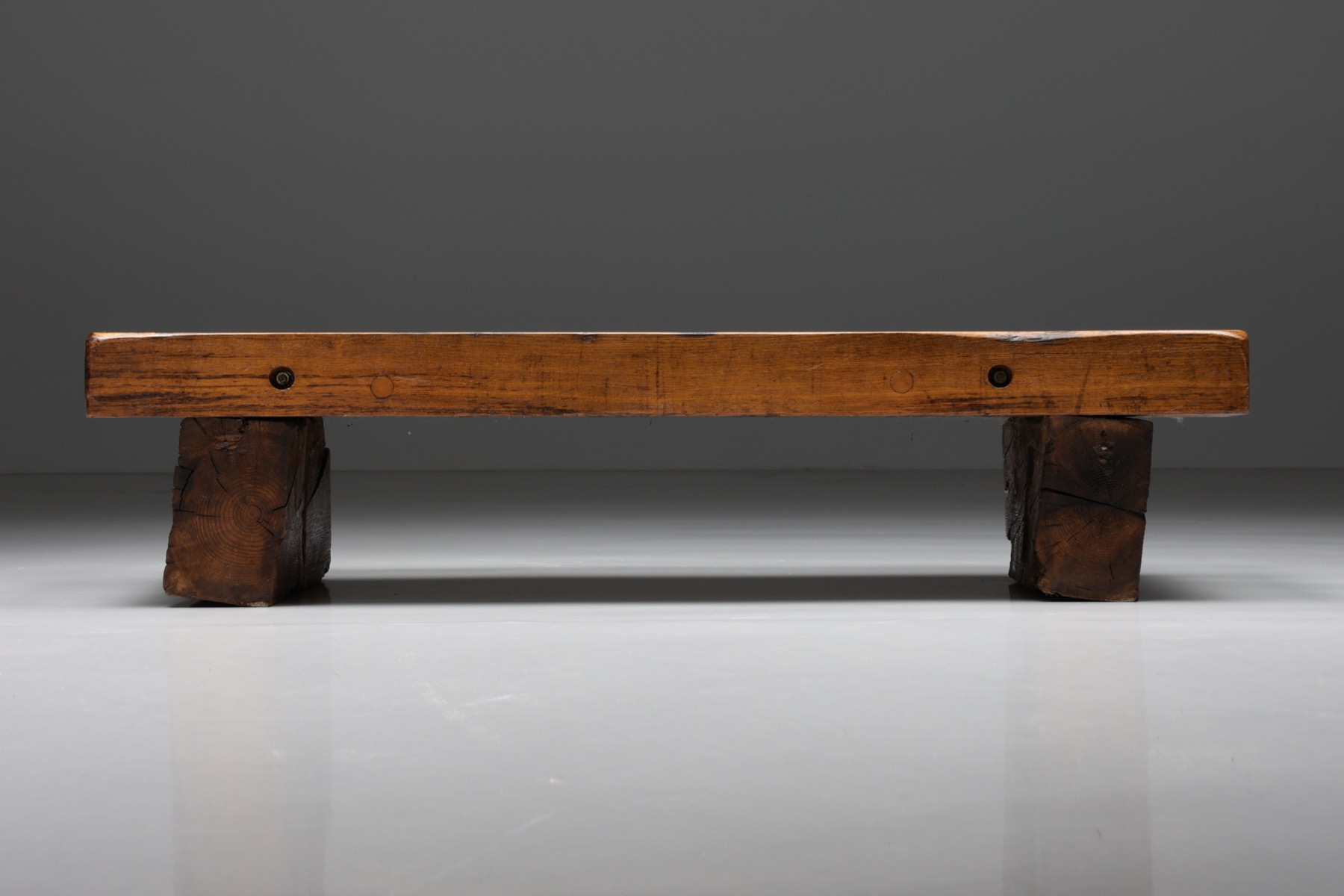 Rectangular Wabi Sabi Table with Screws - 1950's