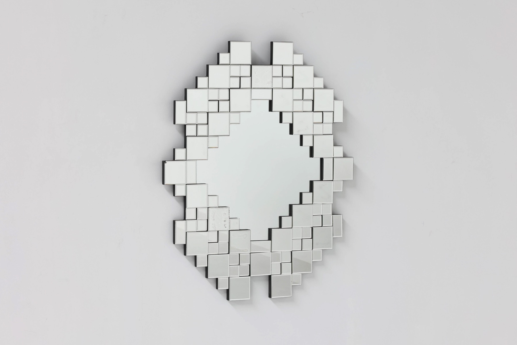  Square Fragmented Wall Mirror - 1940's