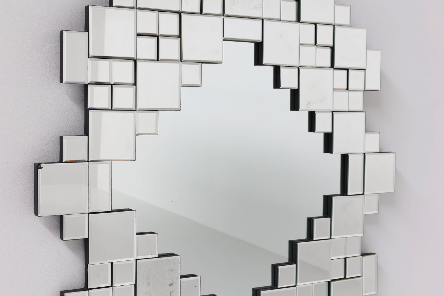  Square Fragmented Wall Mirror - 1940's