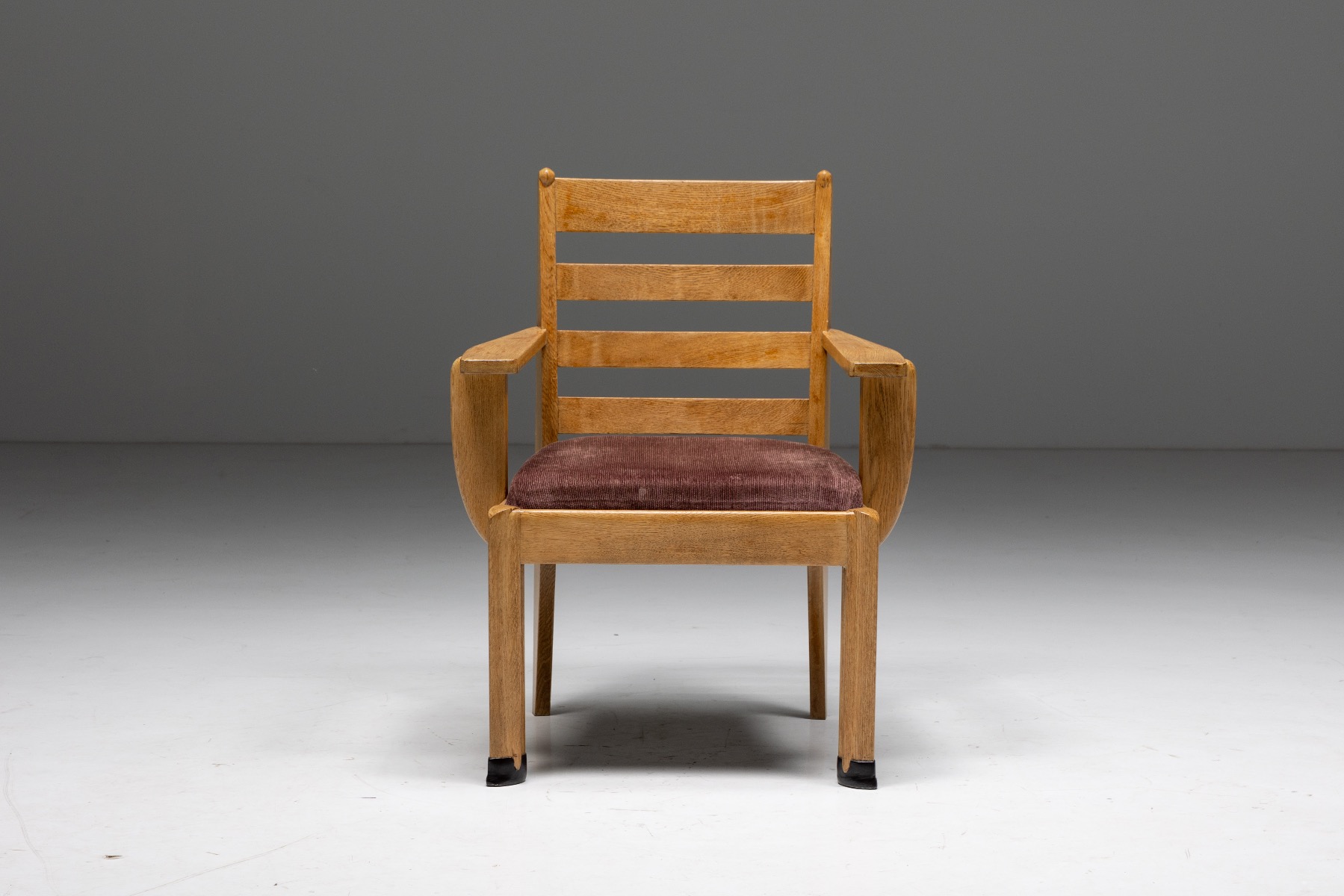 Dutch Rationalist Armchairs in Oak - 1920s