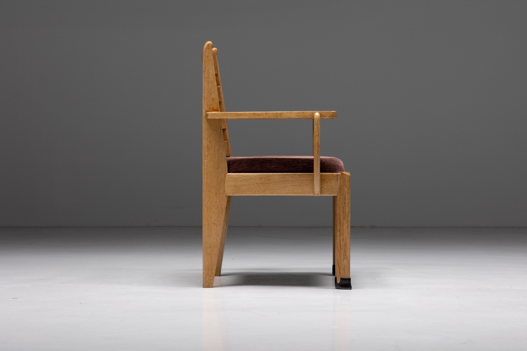 Dutch Rationalist Armchairs in Oak - 1920s