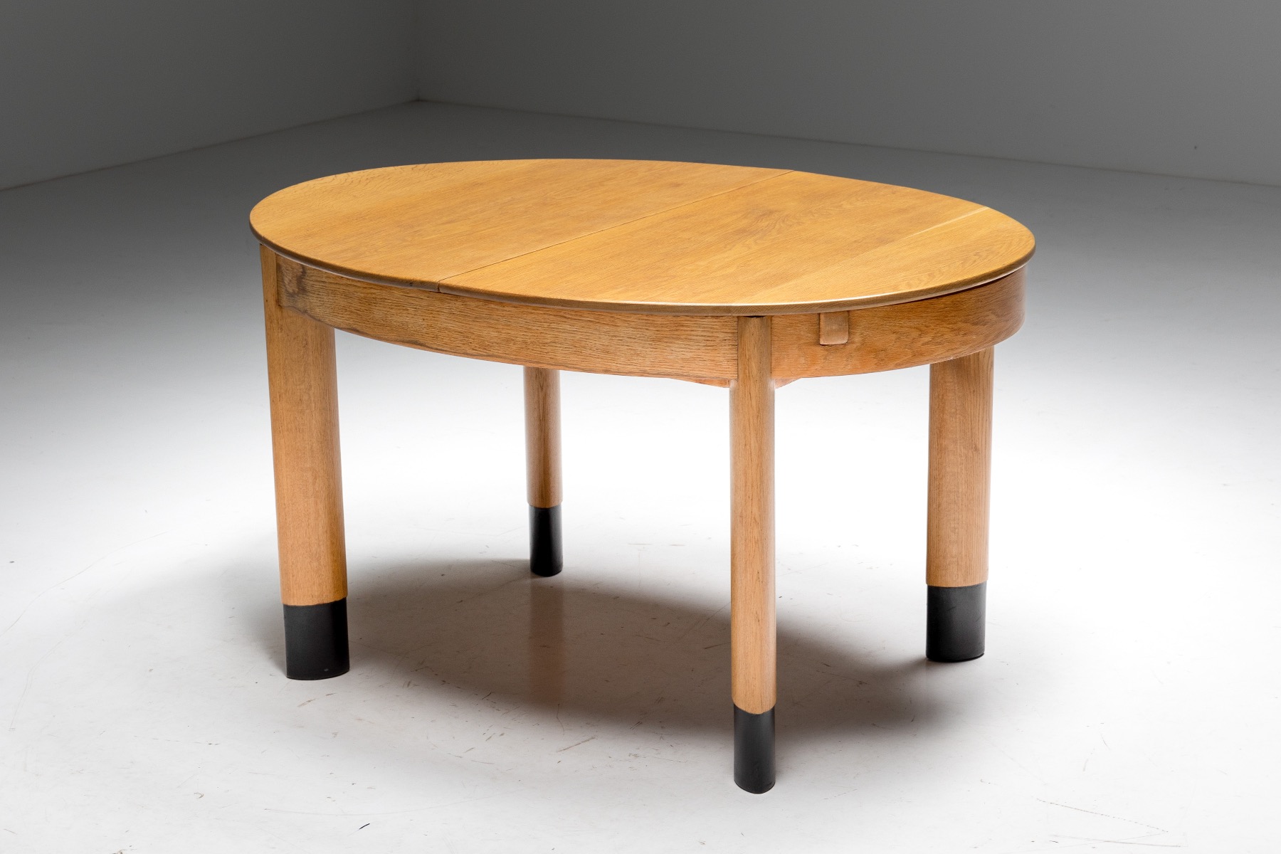 Rationalist Dining Room Set in Oak, Holland - 1920's