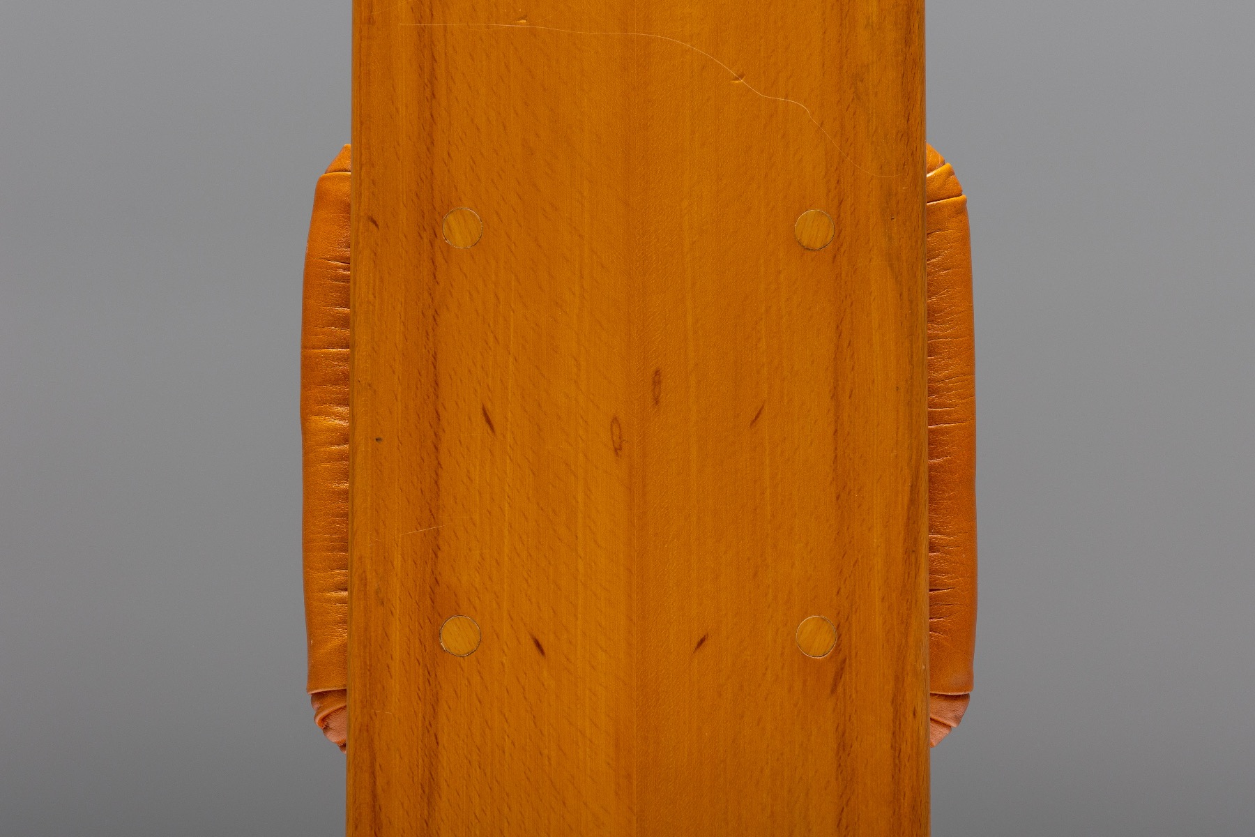 Beech and Leather Dining Chairs by Mario Marenco - 1970's