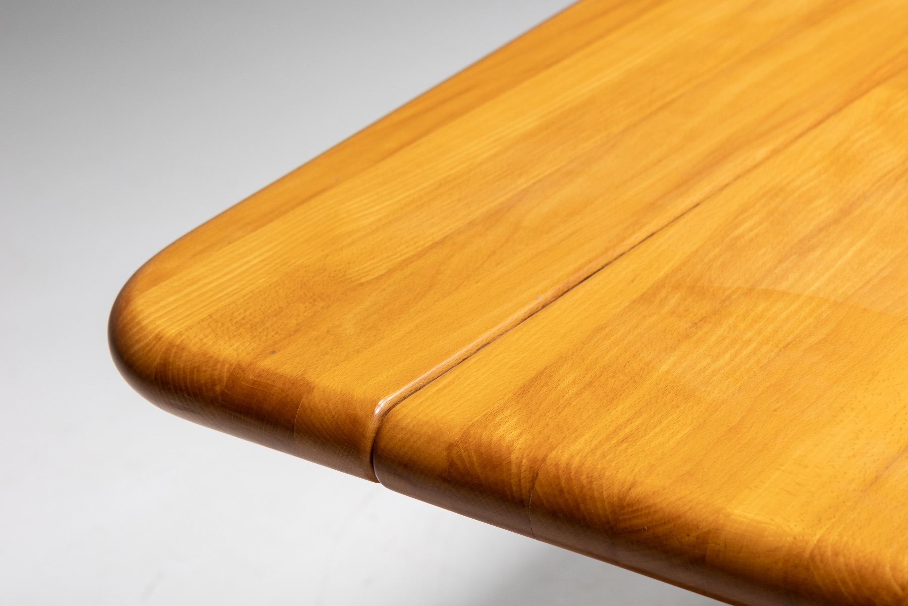 Beech and Leather Dining Room Set by Mario Marenco - 1970s