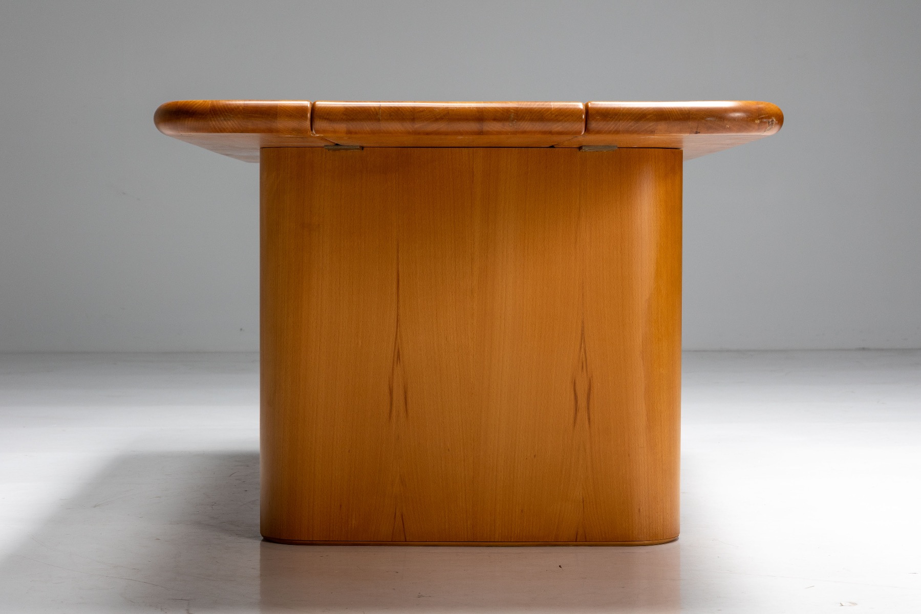 Beech and Leather Dining Room Set by Mario Marenco - 1970s