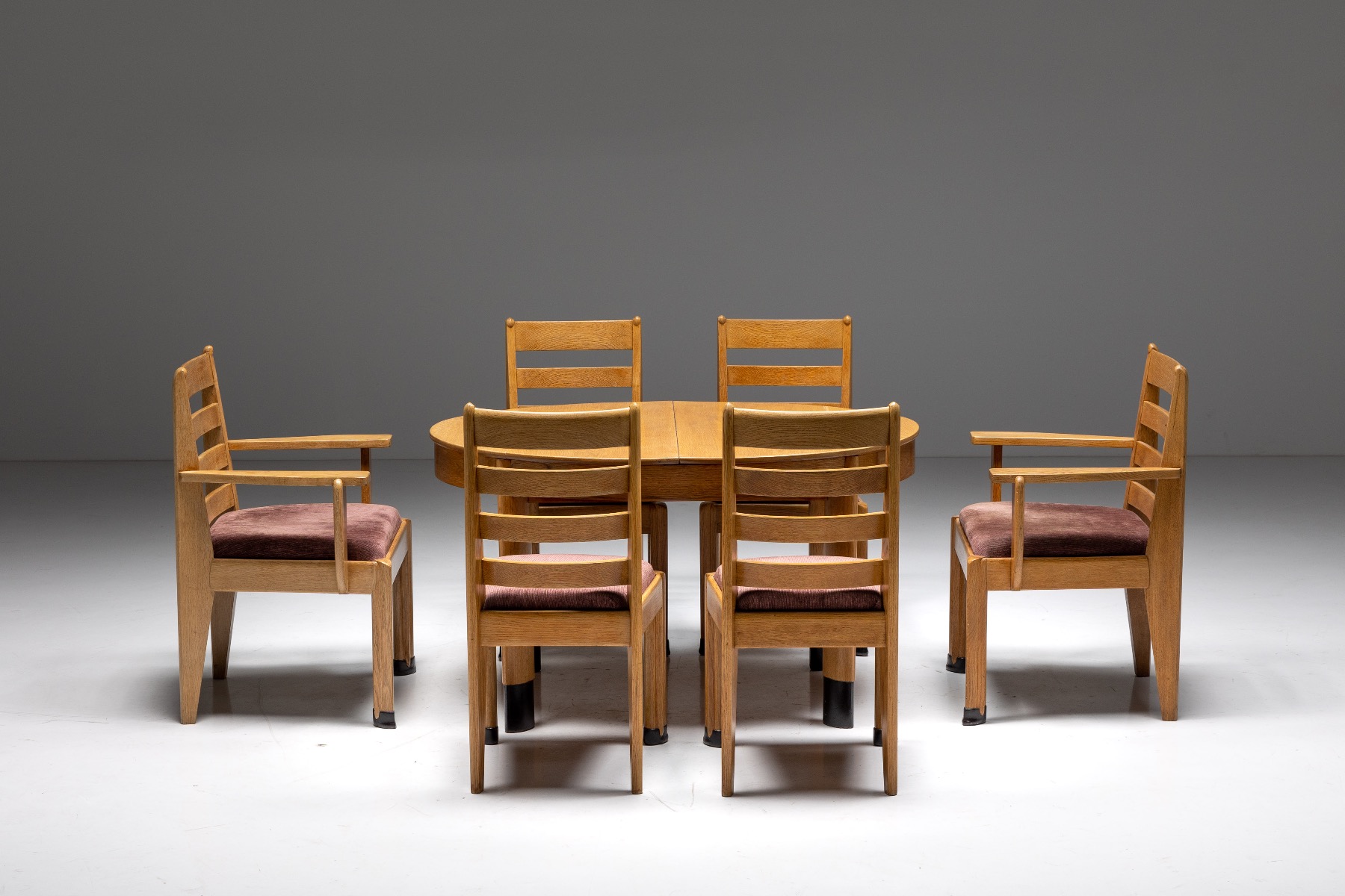 Dutch Rationalist Armchairs in Oak - 1920s