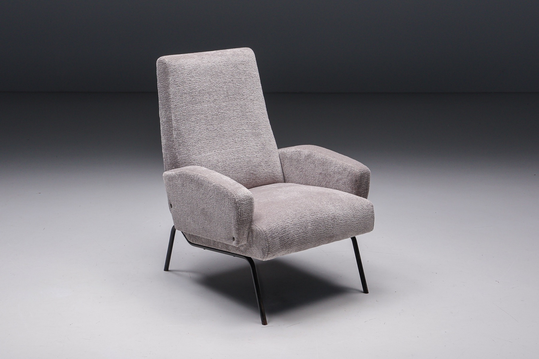Pair of Purple Armchairs - 1950's
