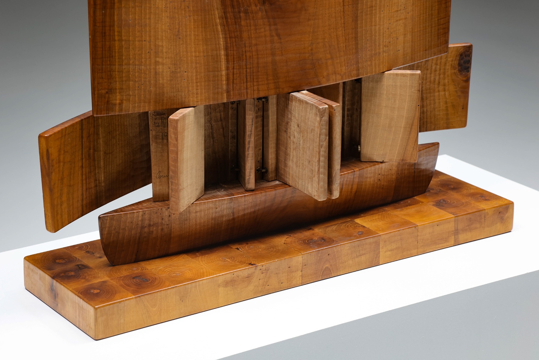 Rivadossi Giuseppe Adjustable Wooden Sculpture - 1974