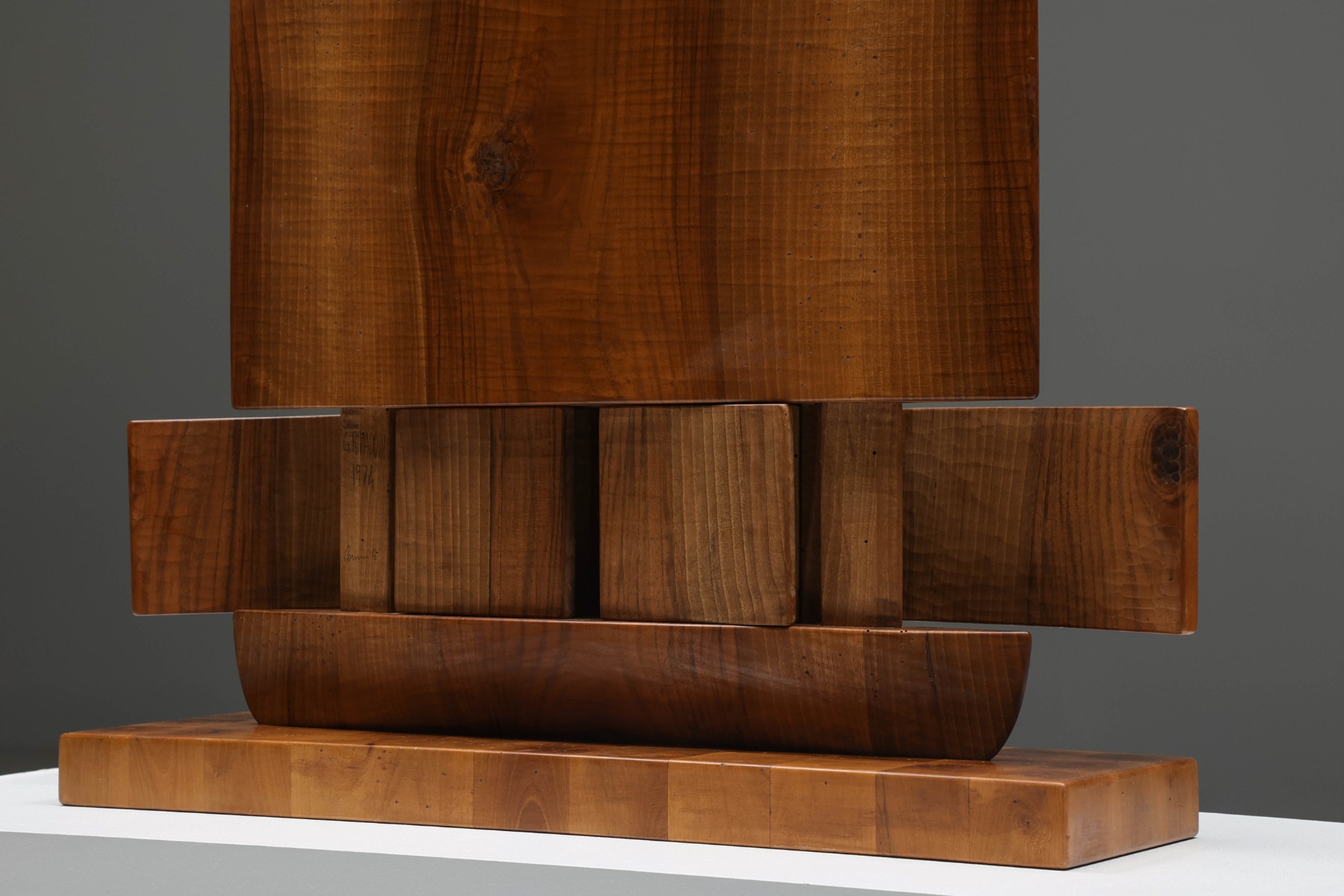 Rivadossi Giuseppe Adjustable Wooden Sculpture - 1974