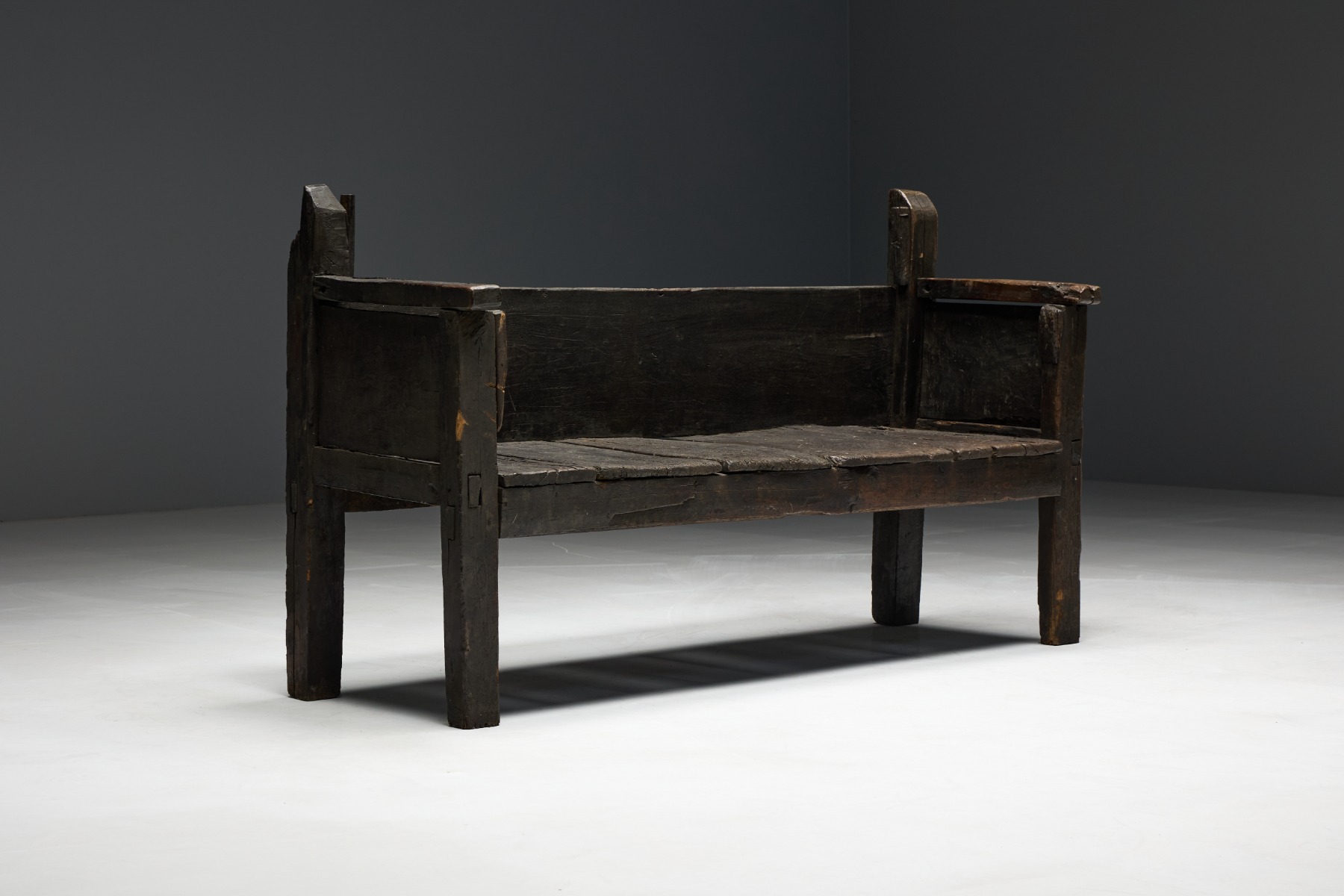 Robust Wabi Sabi Bench - 19th Century