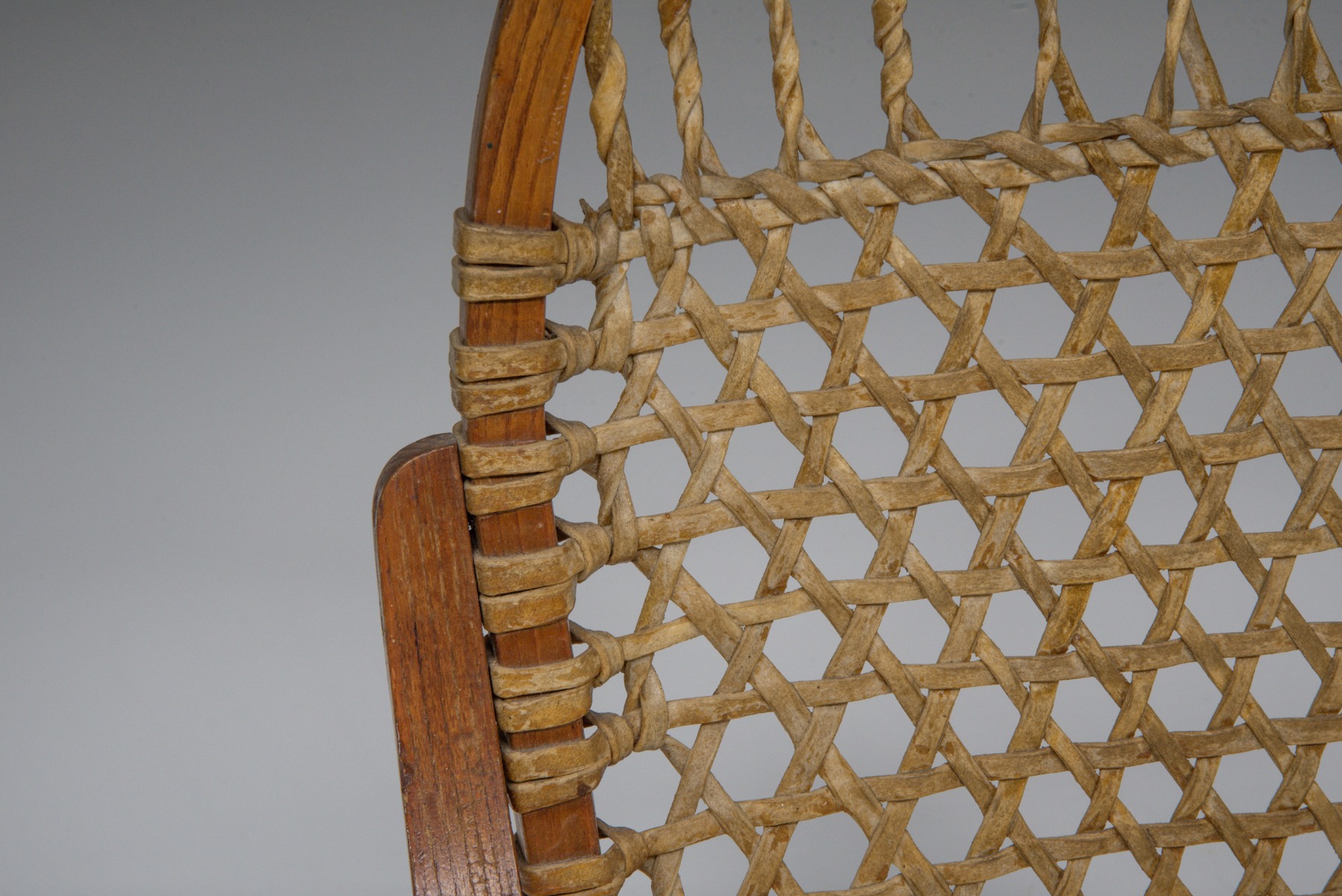 French Rattan Craftsman Chair, Mid-Century Modern - 1950's