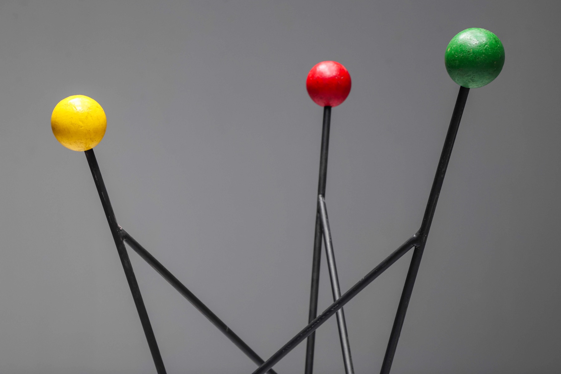 Roger Feraud Multicolored Coat Hanger Stand - 1950's