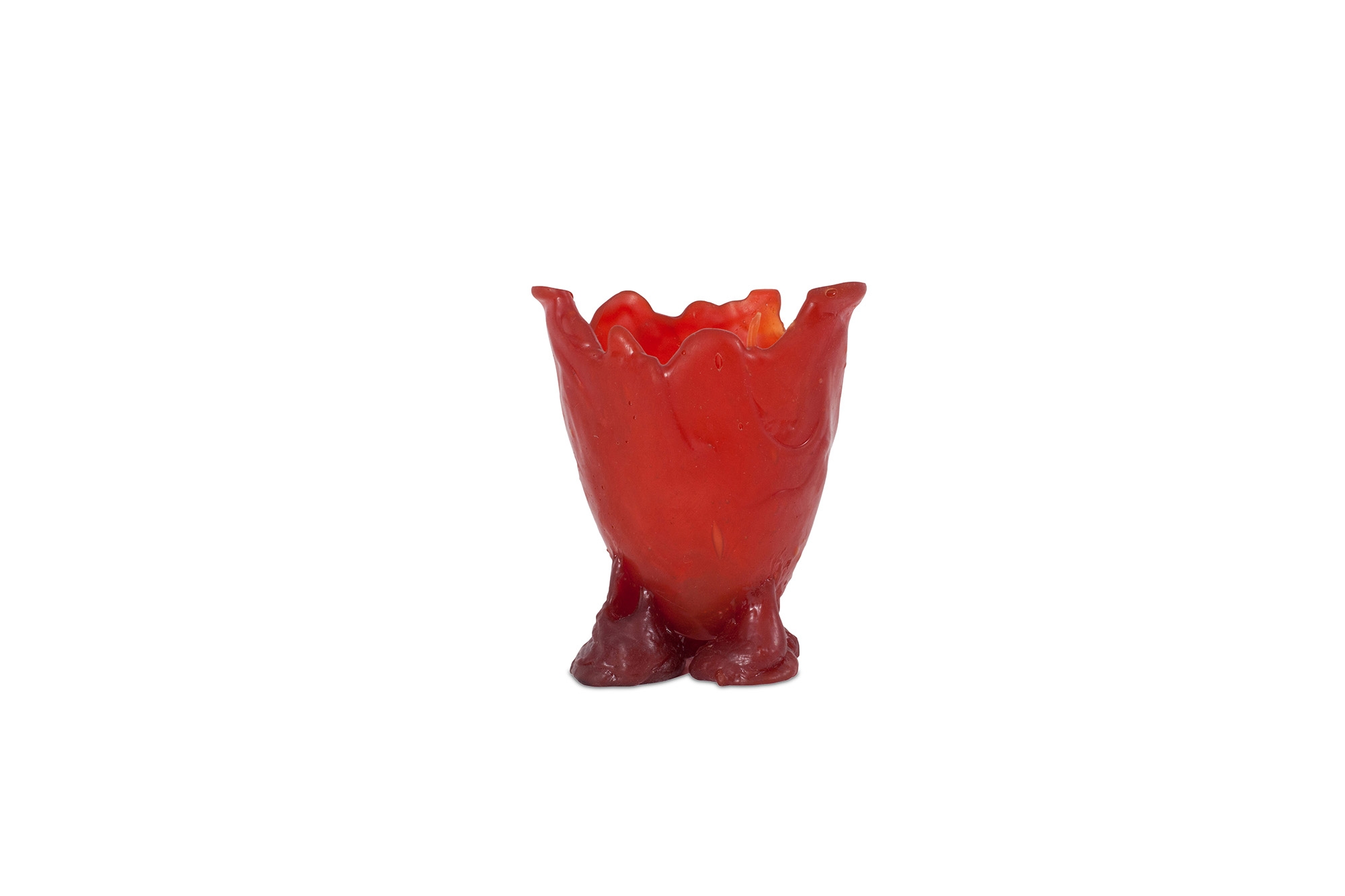 Gaetano Pesce Bright Red Resin Vase - 1996