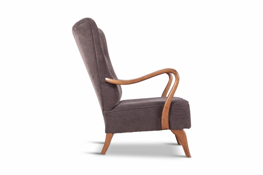 Scandinavian Organic Shaped Easy Chairs - 1950s