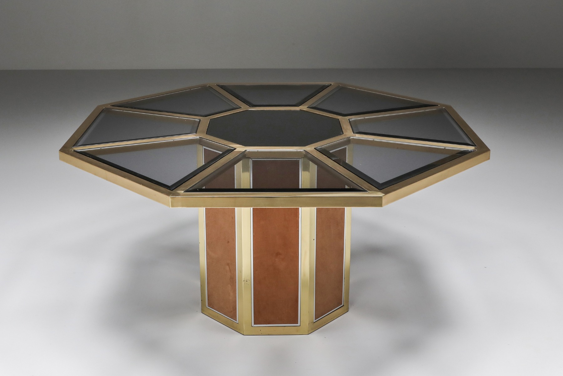 Hollywood Regency Glam Octagonal dining table - 1970's