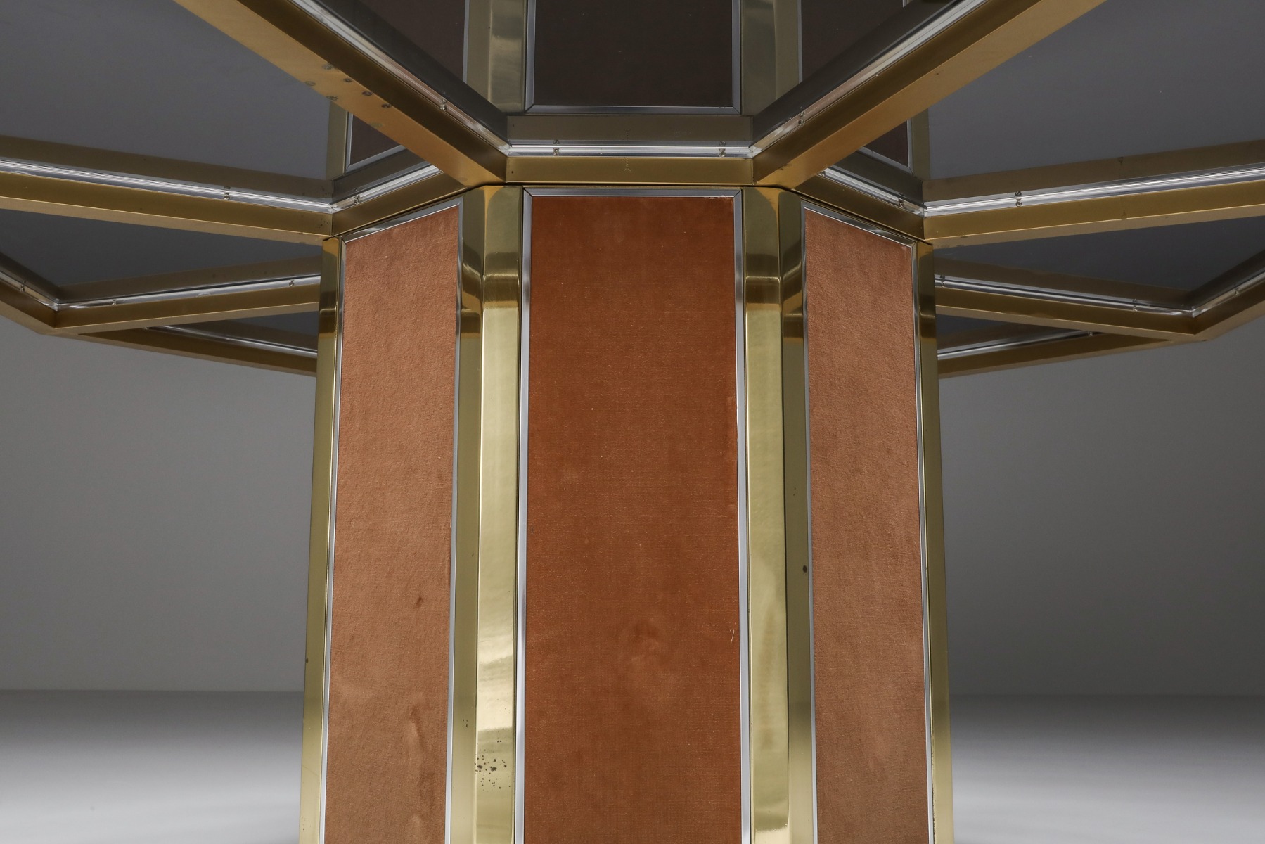 Hollywood Regency Glam Octagonal dining table - 1970's