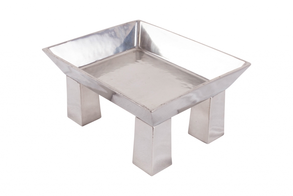 Ettore Sottsass Chrome Centerpiece For Serafino Zani - 1990s