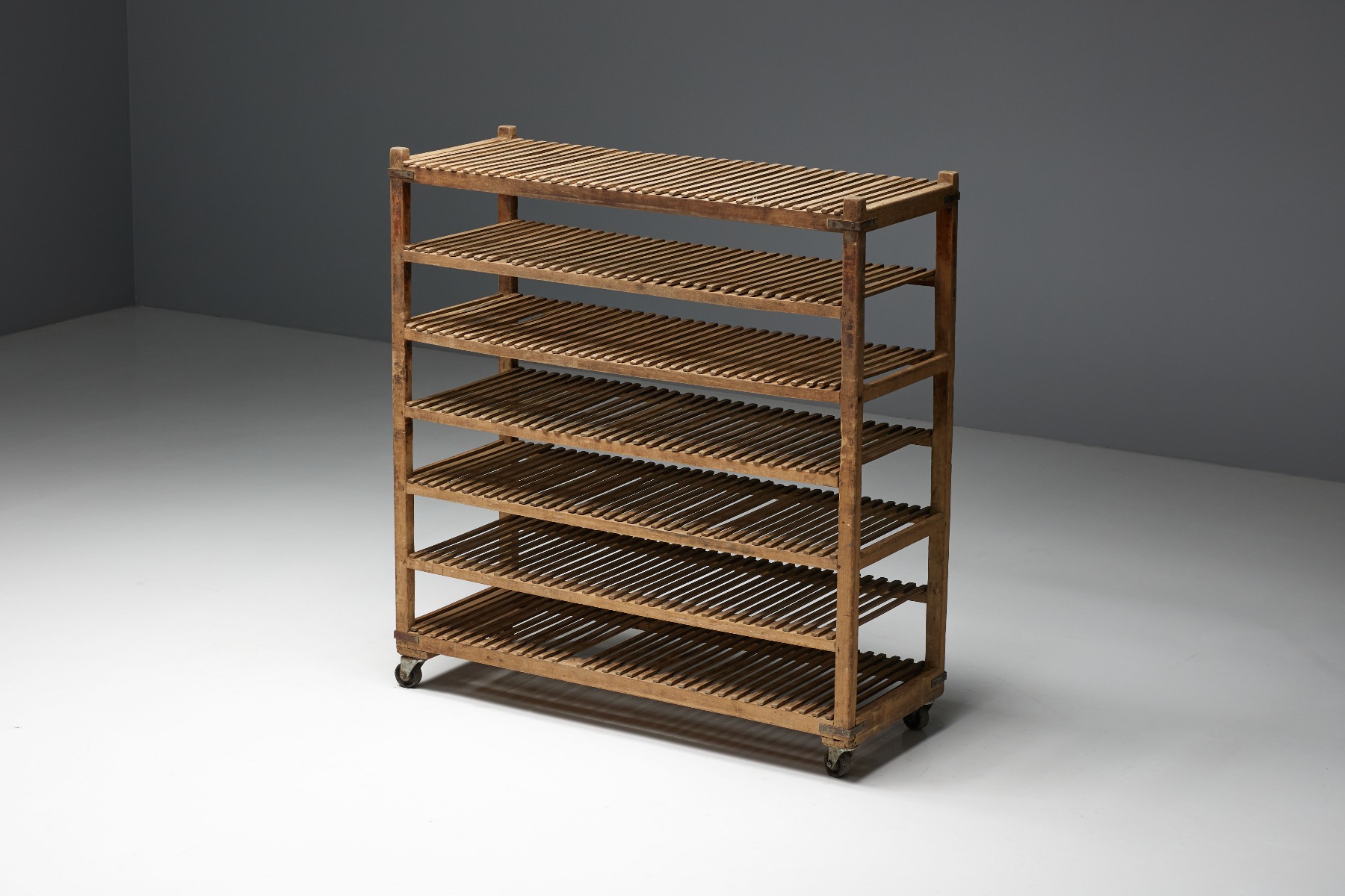 Rustic Art Populaire Bakery Rack - 19th Century