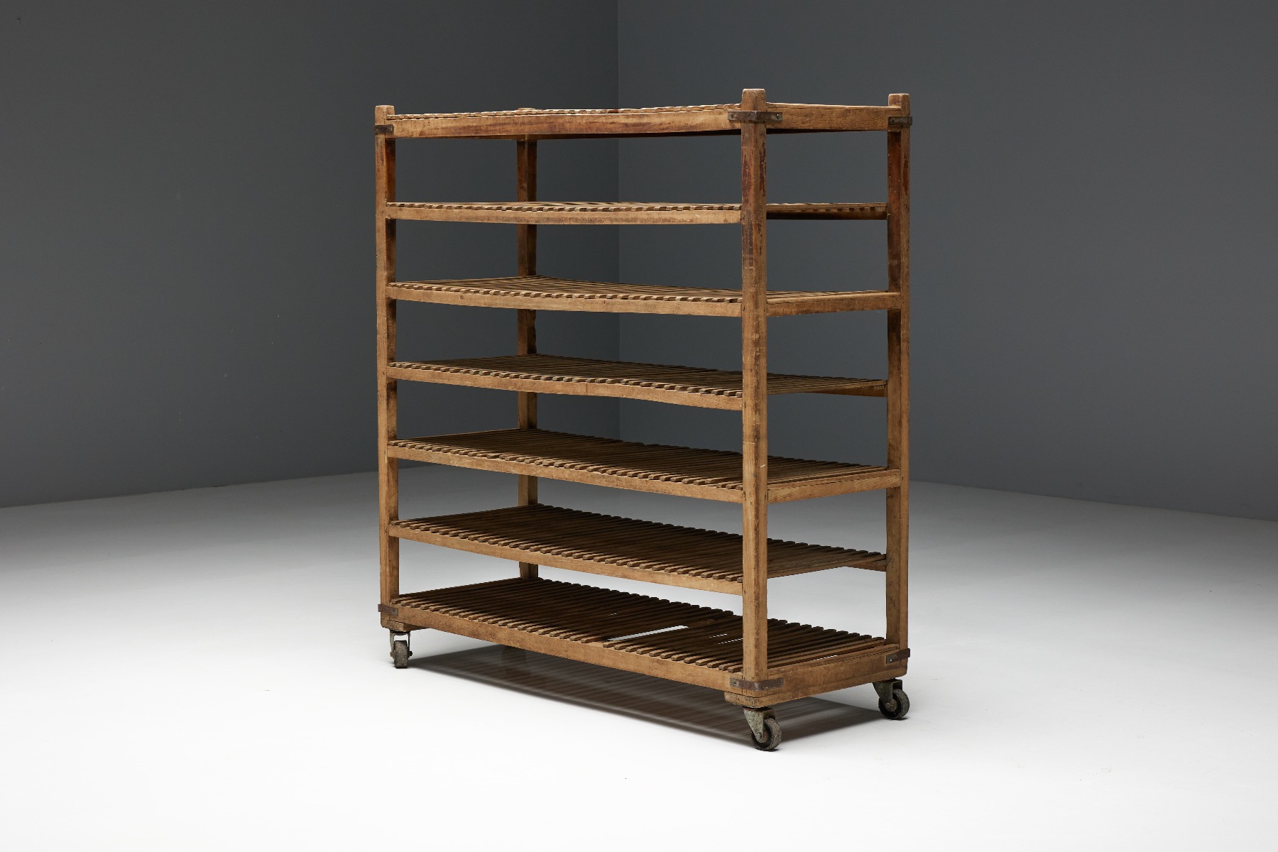 Rustic Art Populaire Bakery Rack - 19th Century