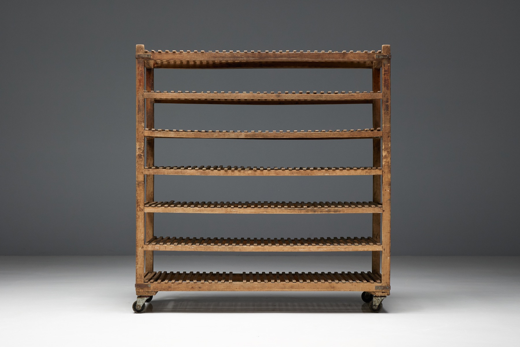 Rustic Art Populaire Bakery Rack - 19th Century