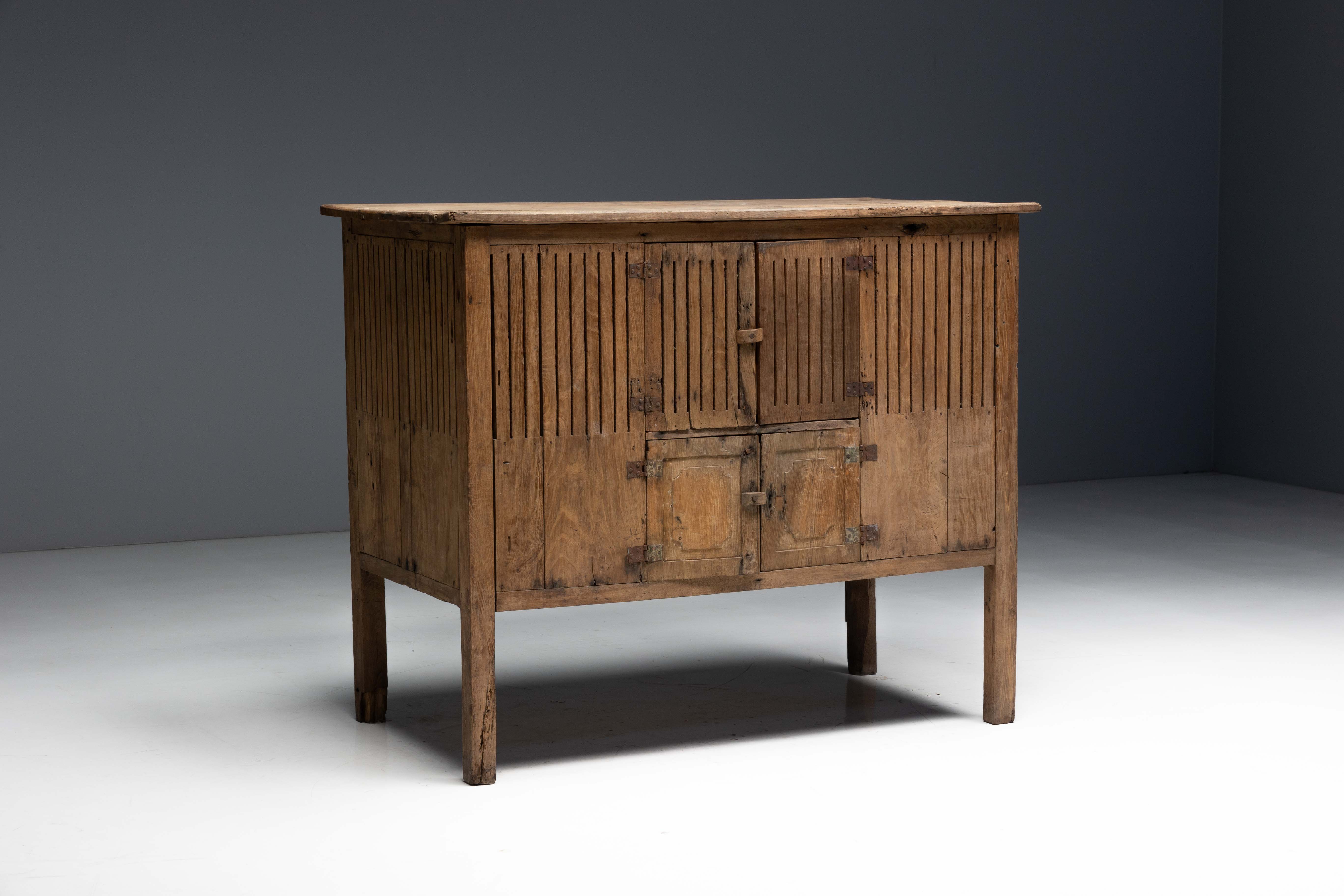 Rustic Art Populaire Garde-Manger, France - 19th Century