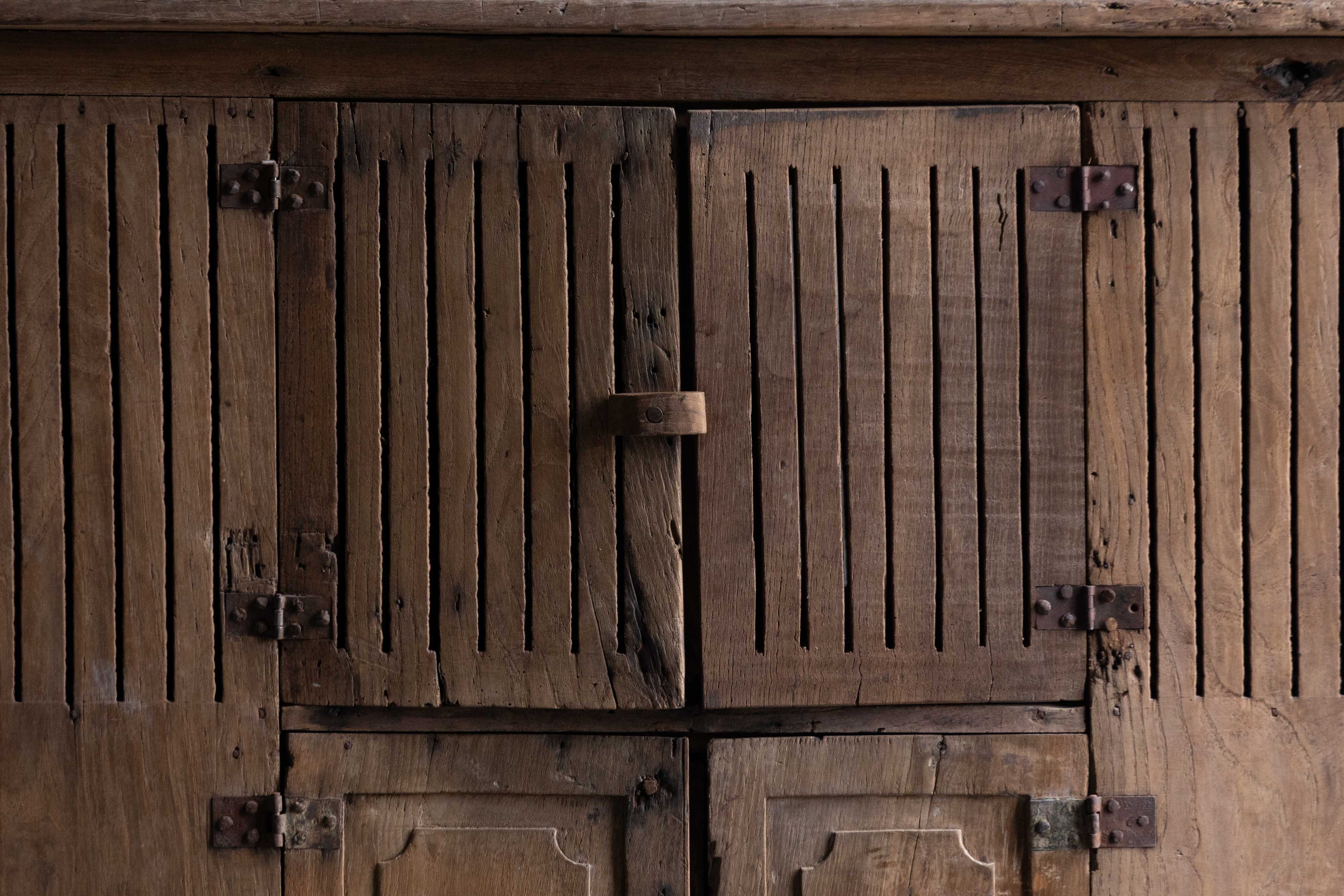 Rustic Art Populaire Garde-Manger, France - 19th Century