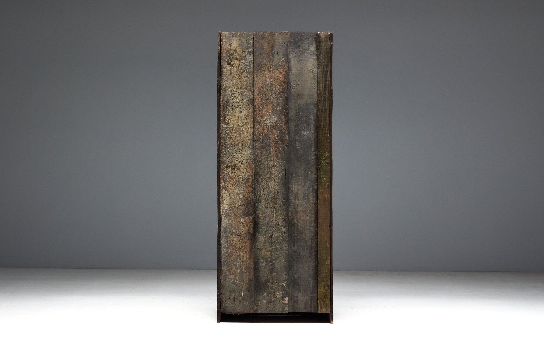 Rustic Cabinet with Iron Hardware, France - 19th Century