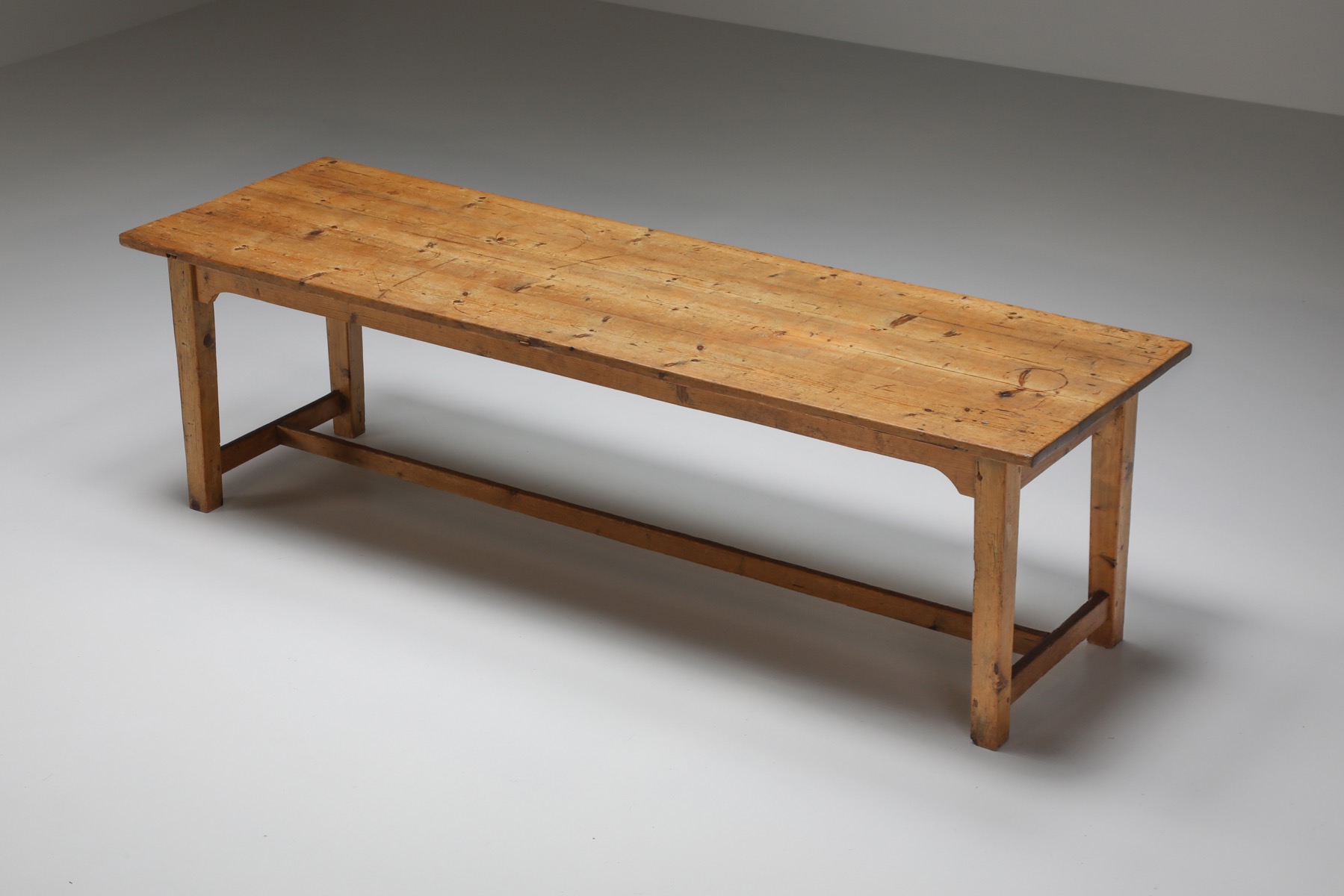 Denner Table Rustic Extra Large Dining Table - 1950's