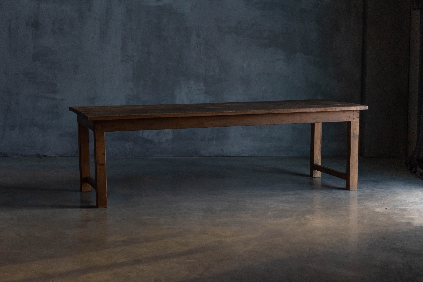 Rustic Farmhouse Dining Table - Early 20th Century