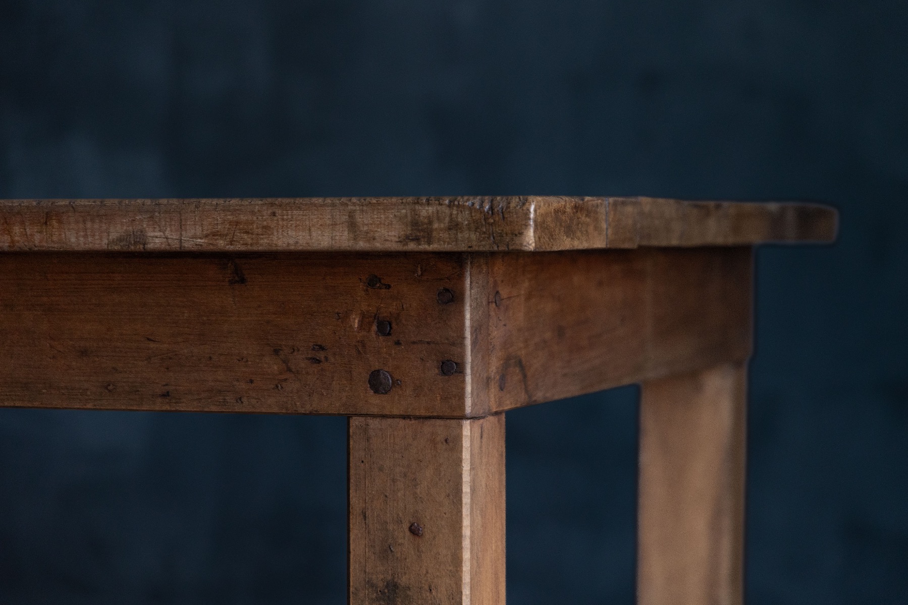 Rustic Farmhouse Dining Table - Early 20th Century
