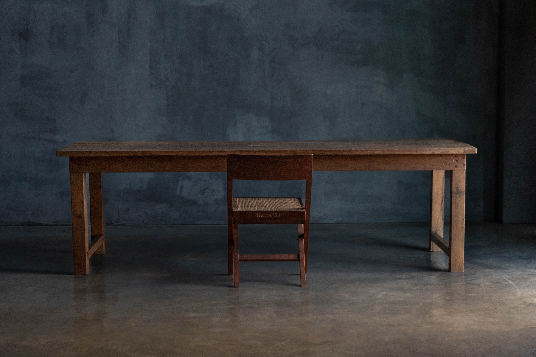 Rustic Farmhouse Dining Table - Early 20th Century
