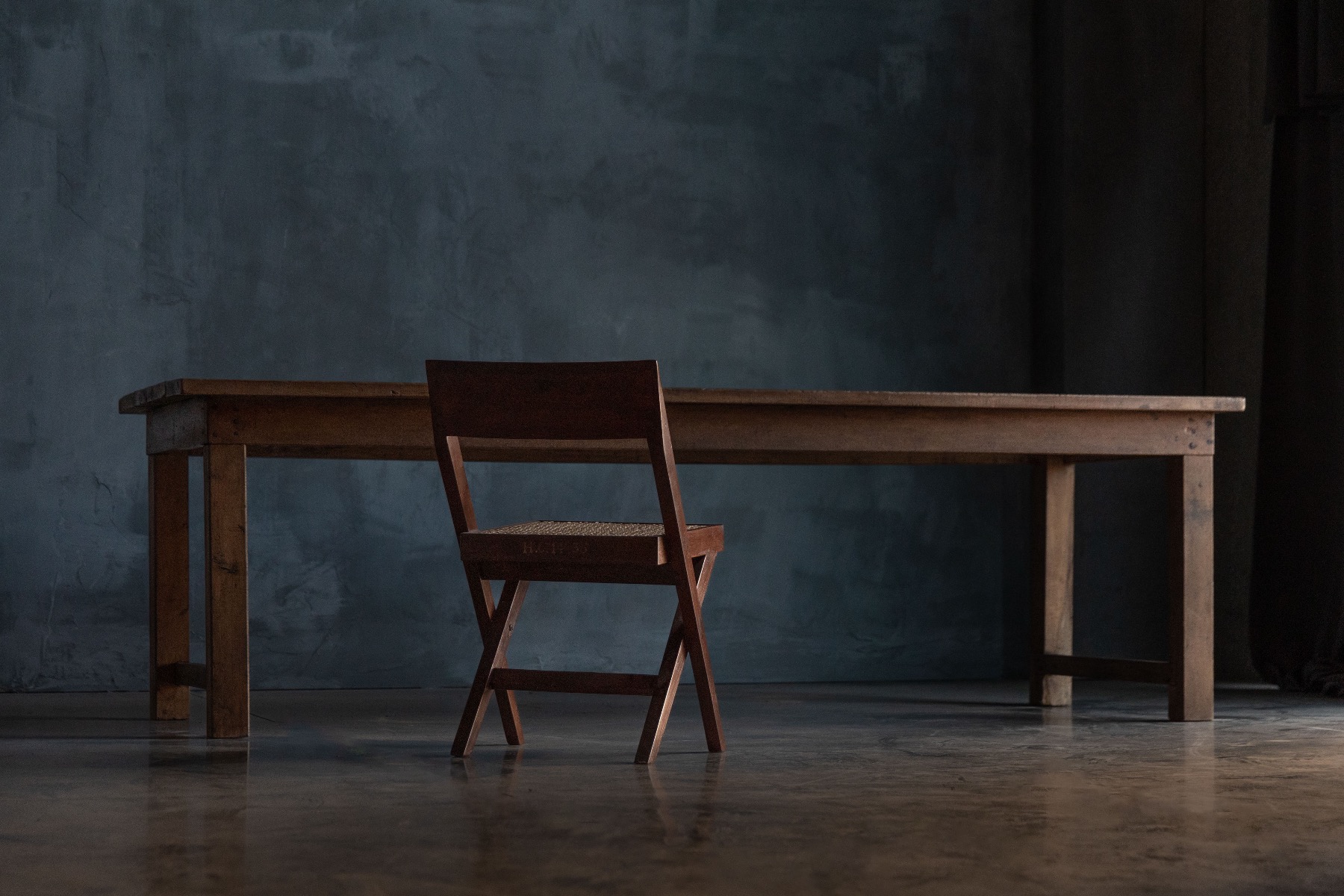 Rustic Farmhouse Dining Table - Early 20th Century