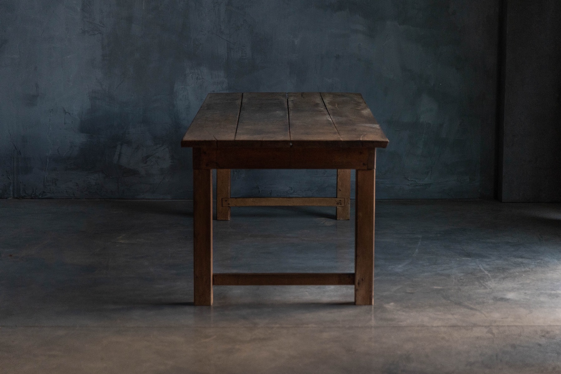 Rustic Farmhouse Dining Table - Early 20th Century